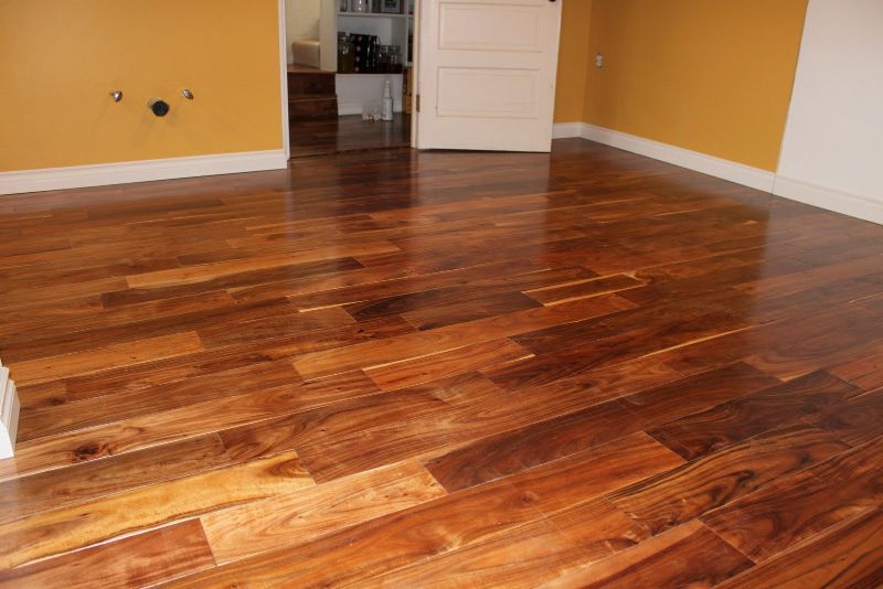 Acacia Hardwood Flooring Installed