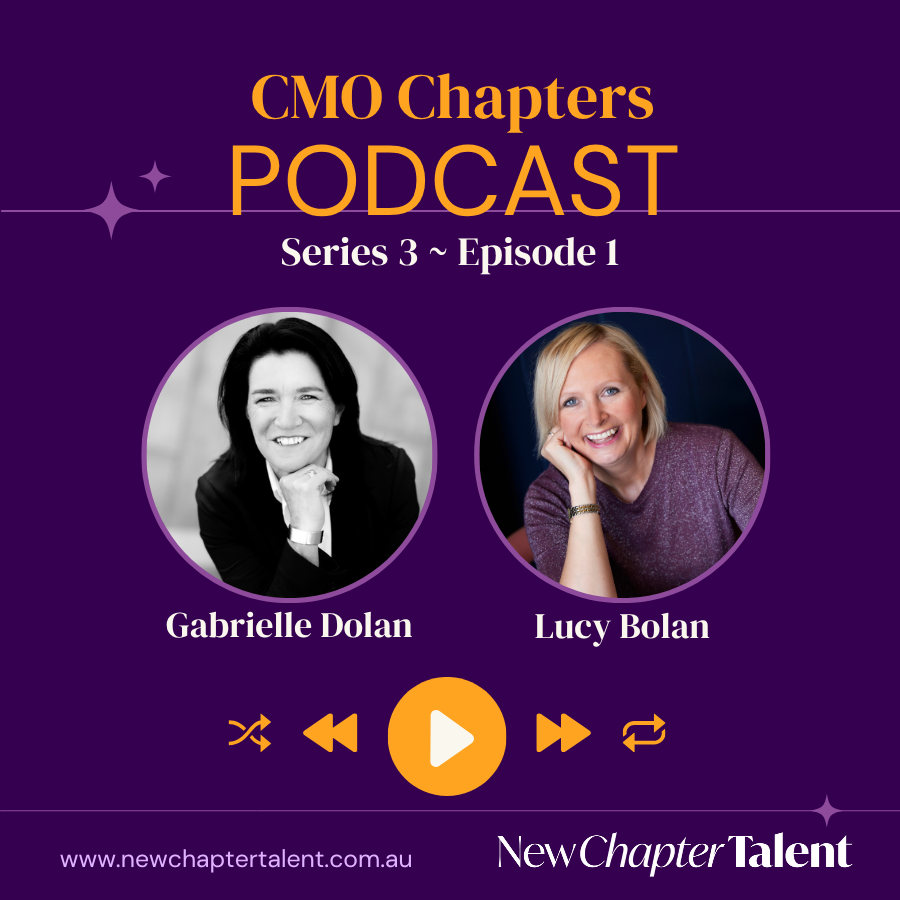 Podcast cover with two women, Jac Phillips and Lucy Bolan. Purple background, podcast title and logo.