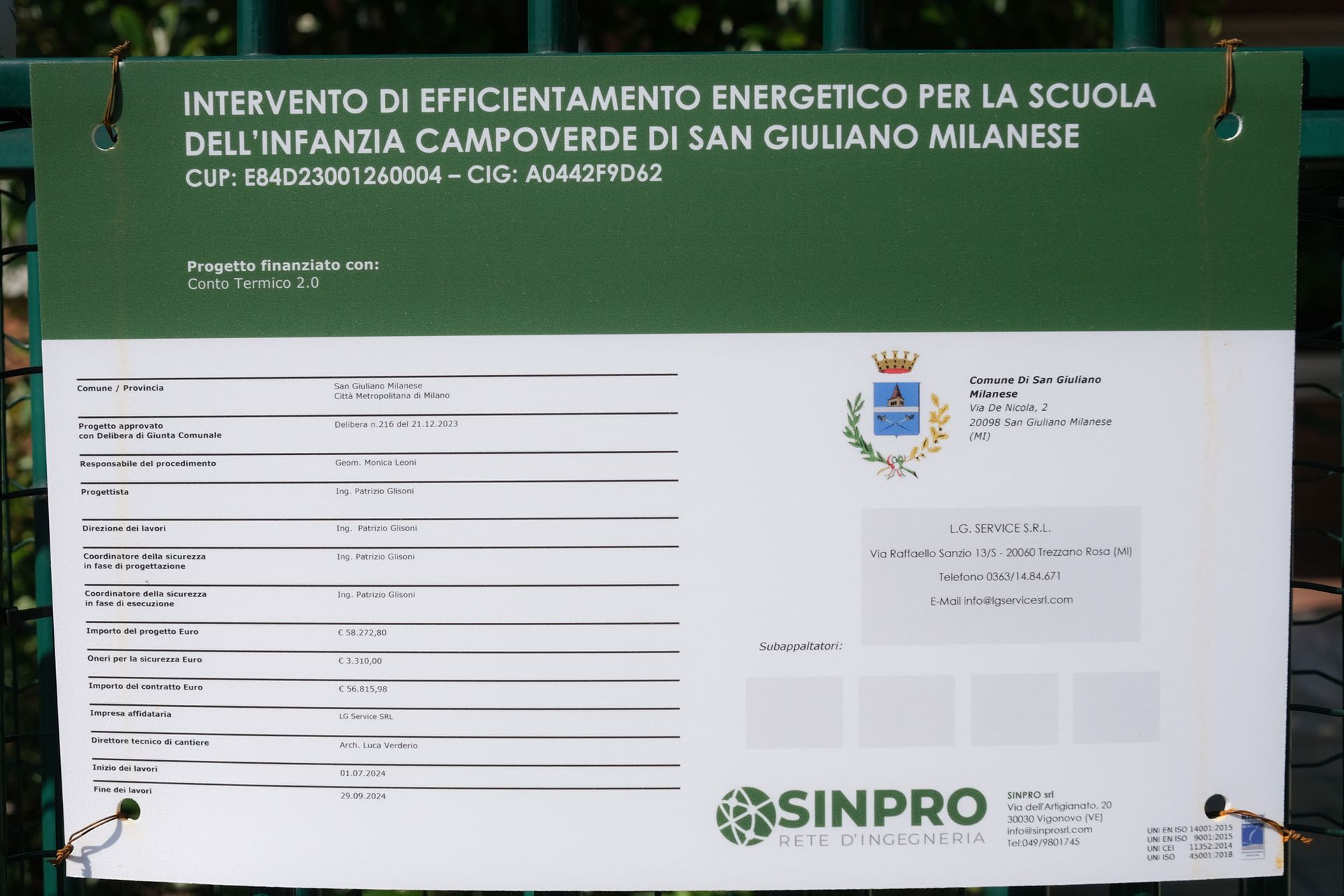 intervento di efficientamento energetico