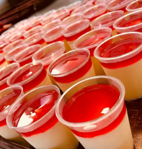 panna cotta per rinfreschi