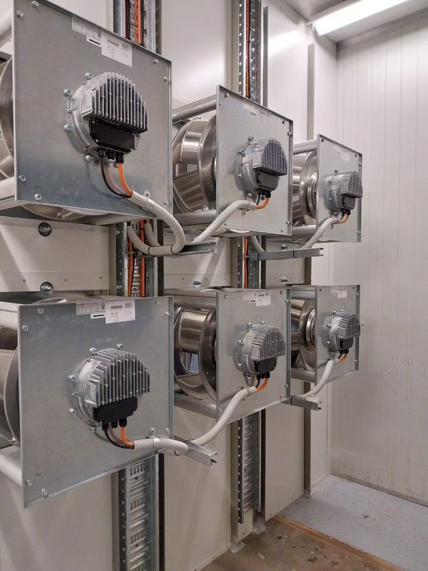 The Ceiling Of A Building With A Lot Of Lights Hanging From It — Aircon Mid North Coast in Port Macquarie, NSW