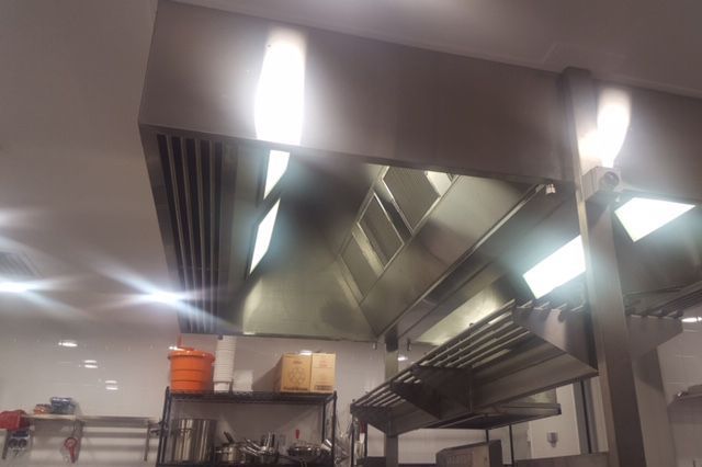 Silver Metal Celling Of Kitchen — Aircon Mid North Coast in Forster, NSW