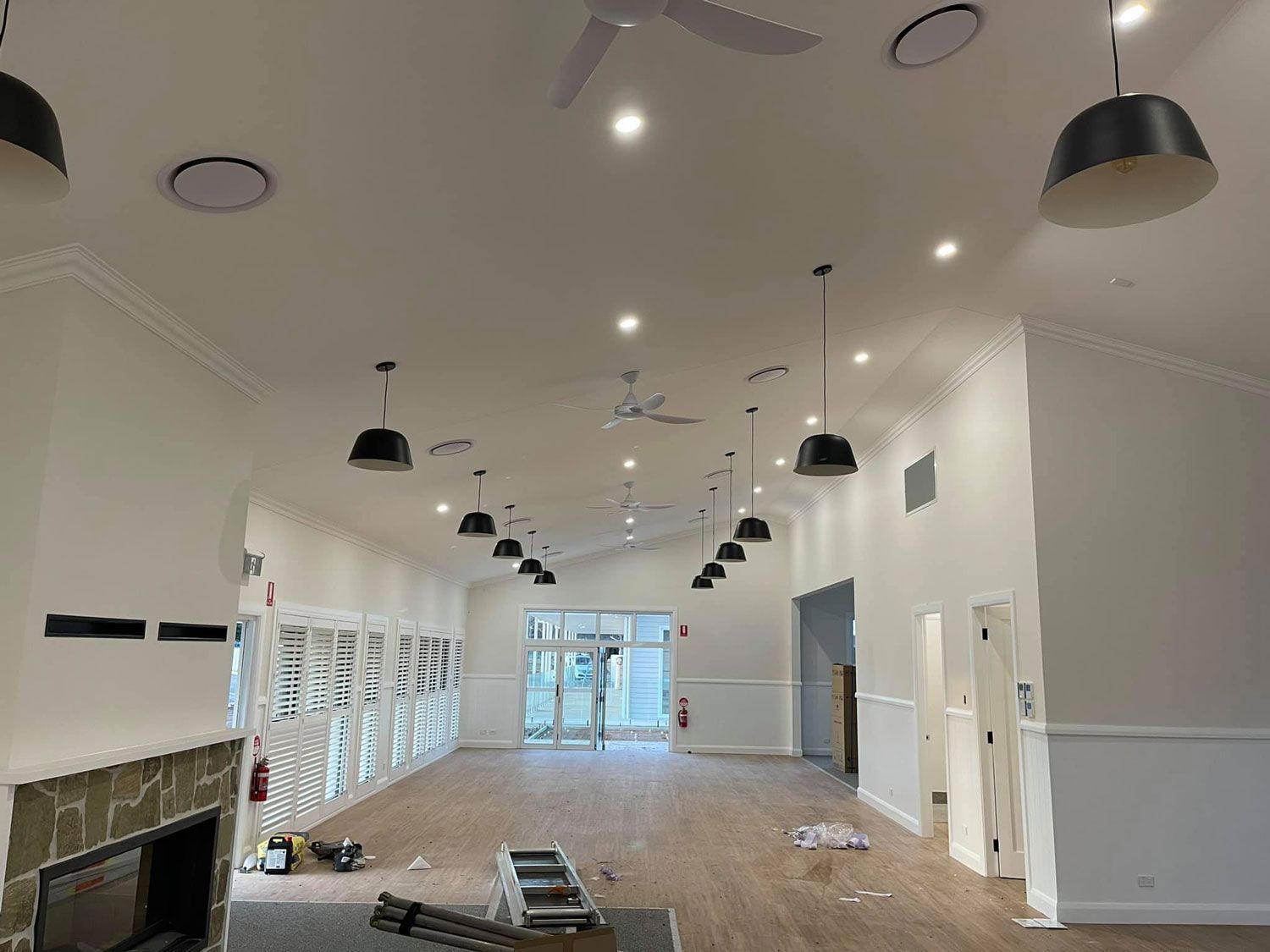 Circular Air Vents On The Ceiling For Air Conditioning