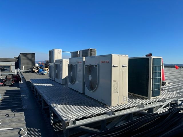 Different Outdoor Air Conditioning Units