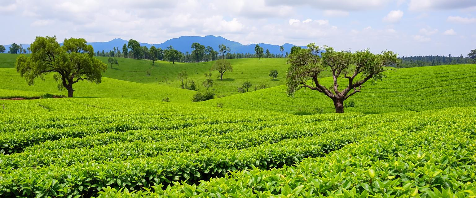Tea field benefiting from Ukuzi.
