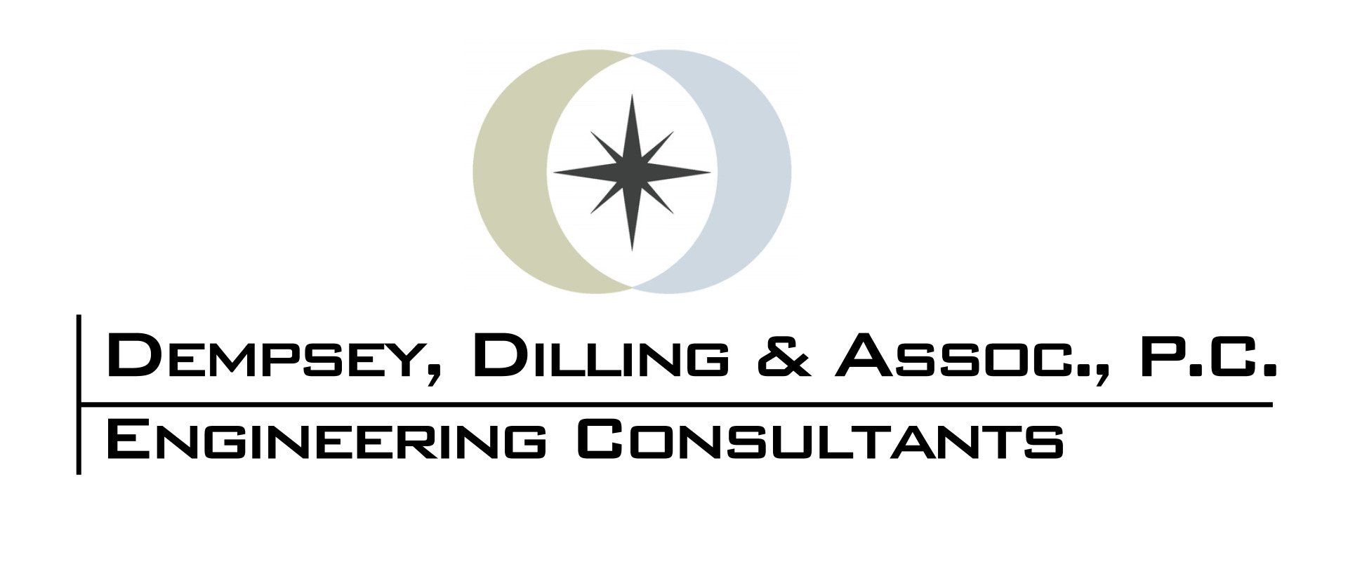 The logo for dempsey , dilling & assdc , p.c. engineering consultants