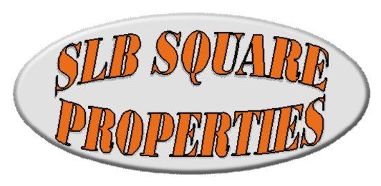 A logo for slb square properties is shown on a white background