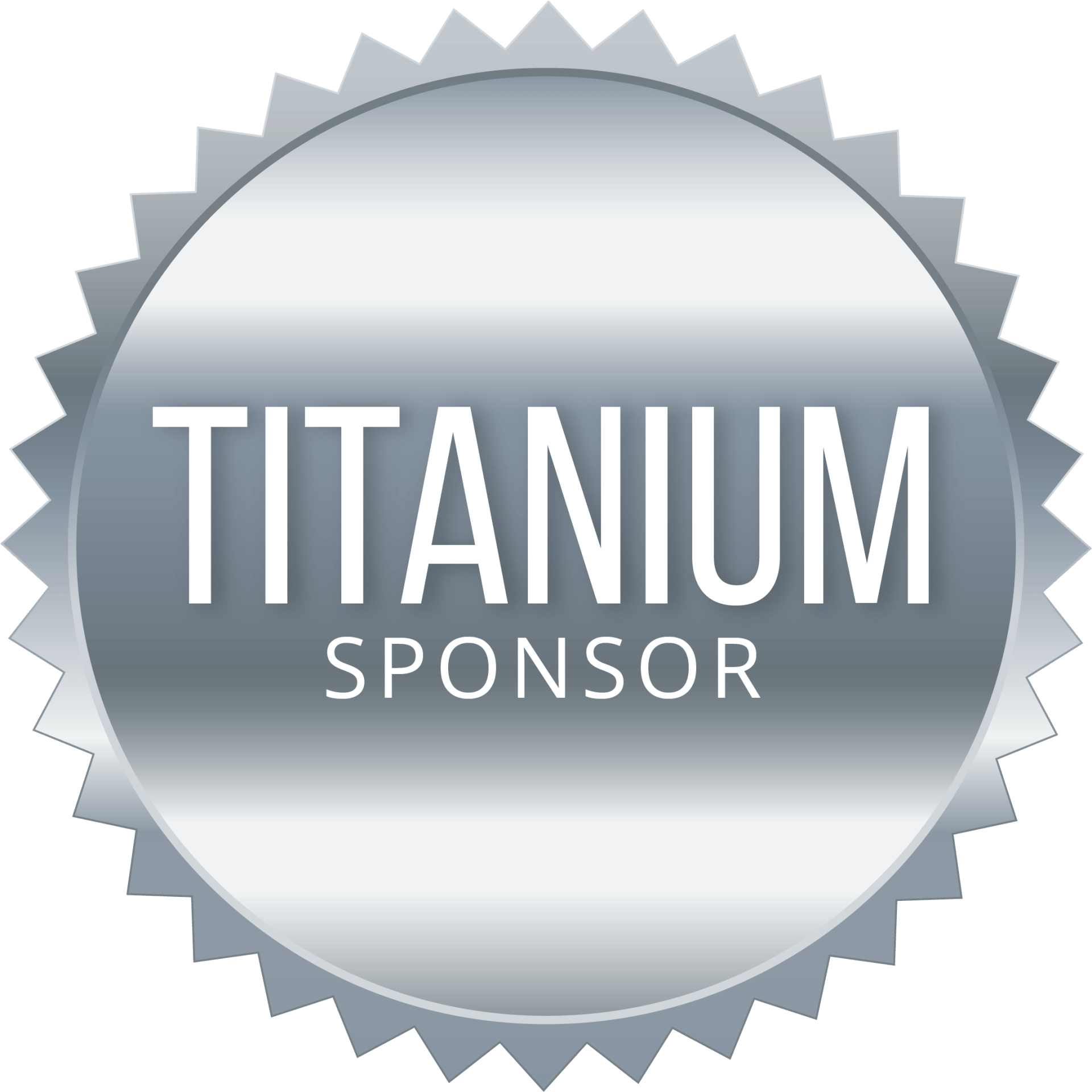 titanium sponsor badge