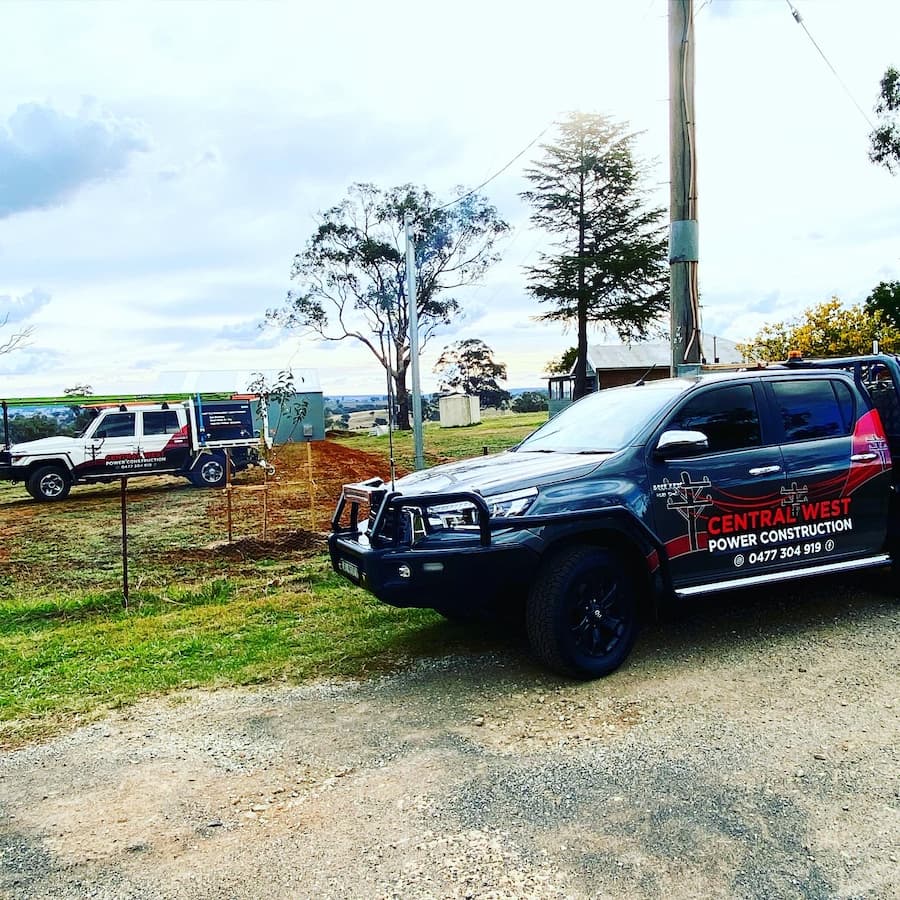 Service Vehicle  — Central West Power Construction in Orange, NSW