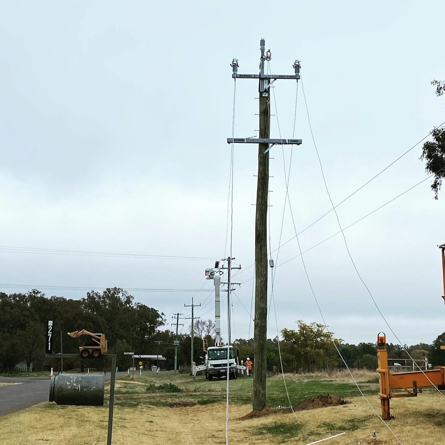 Repairing Electrical Powerline — Central West Power Construction in Orange, NSW