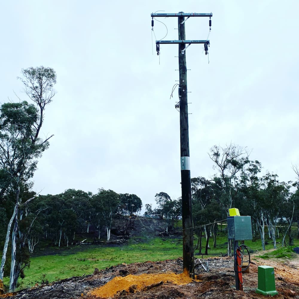 Electrical Pole  — Central West Power Construction in Orange, NSW
