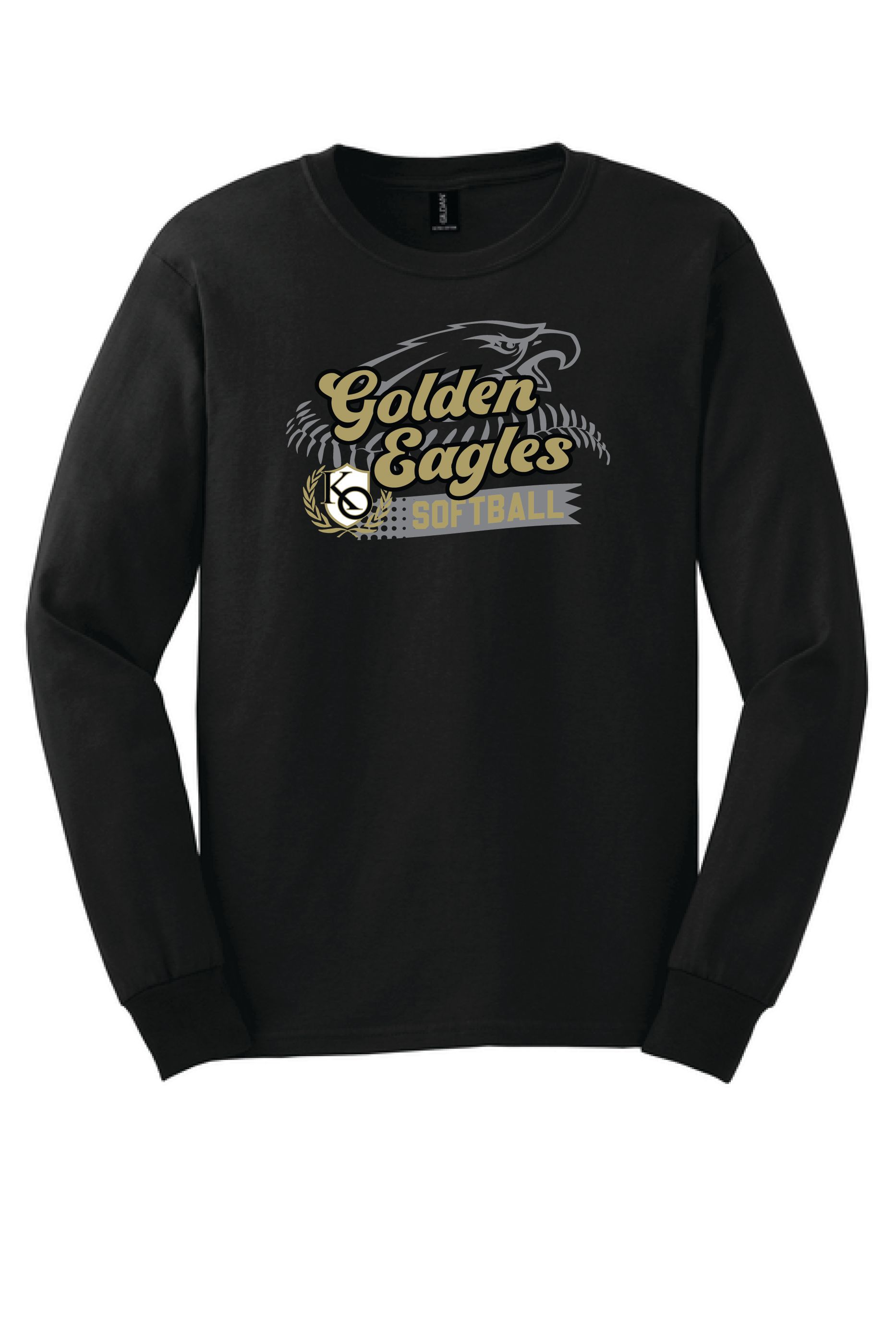 KO Softball 2400 Gildan® Ultra Cotton® 100% US Cotton Long Sleeve T-Shirt
