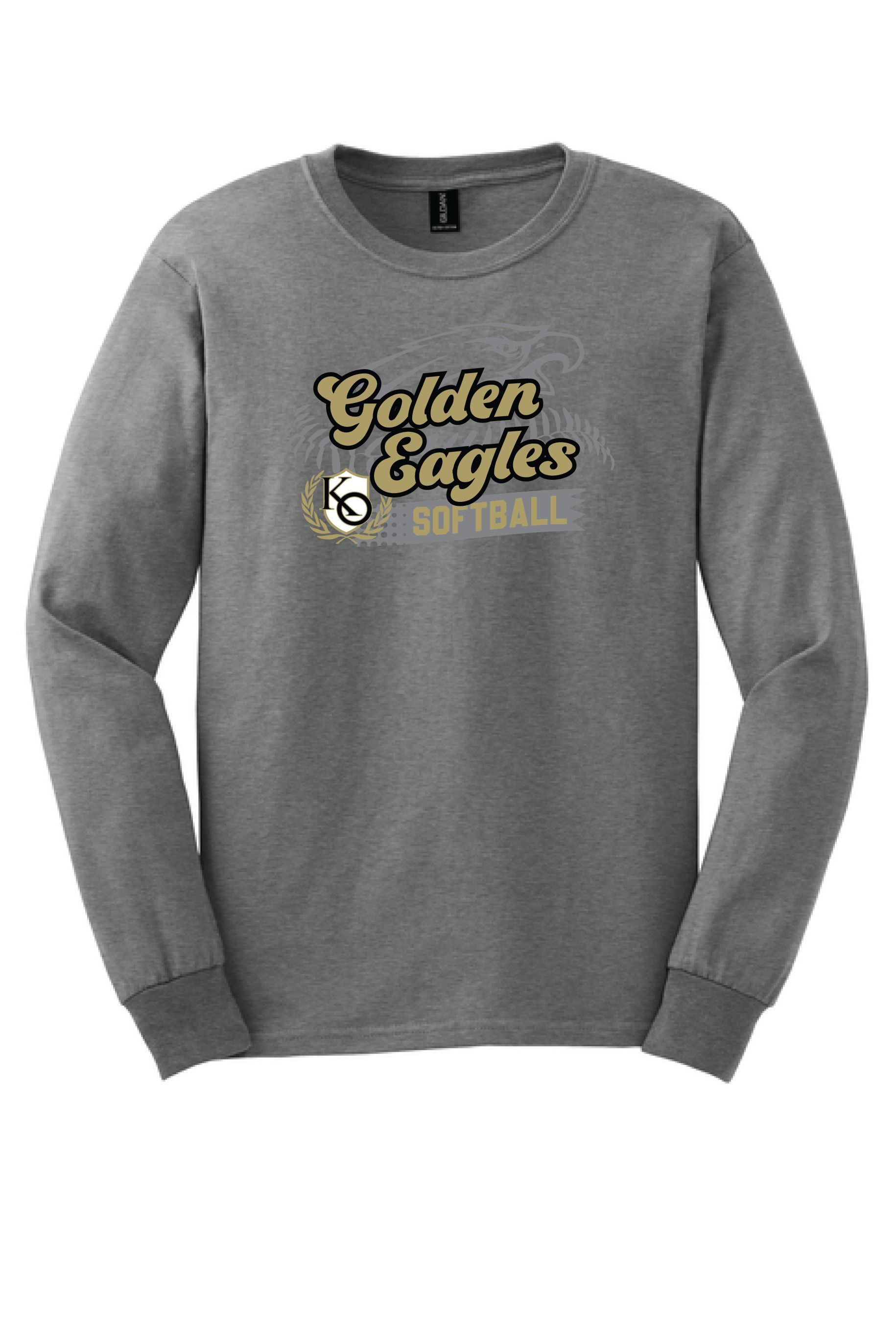 KO Softball 2400 Gildan® Ultra Cotton® 100% US Cotton Long Sleeve T-Shirt