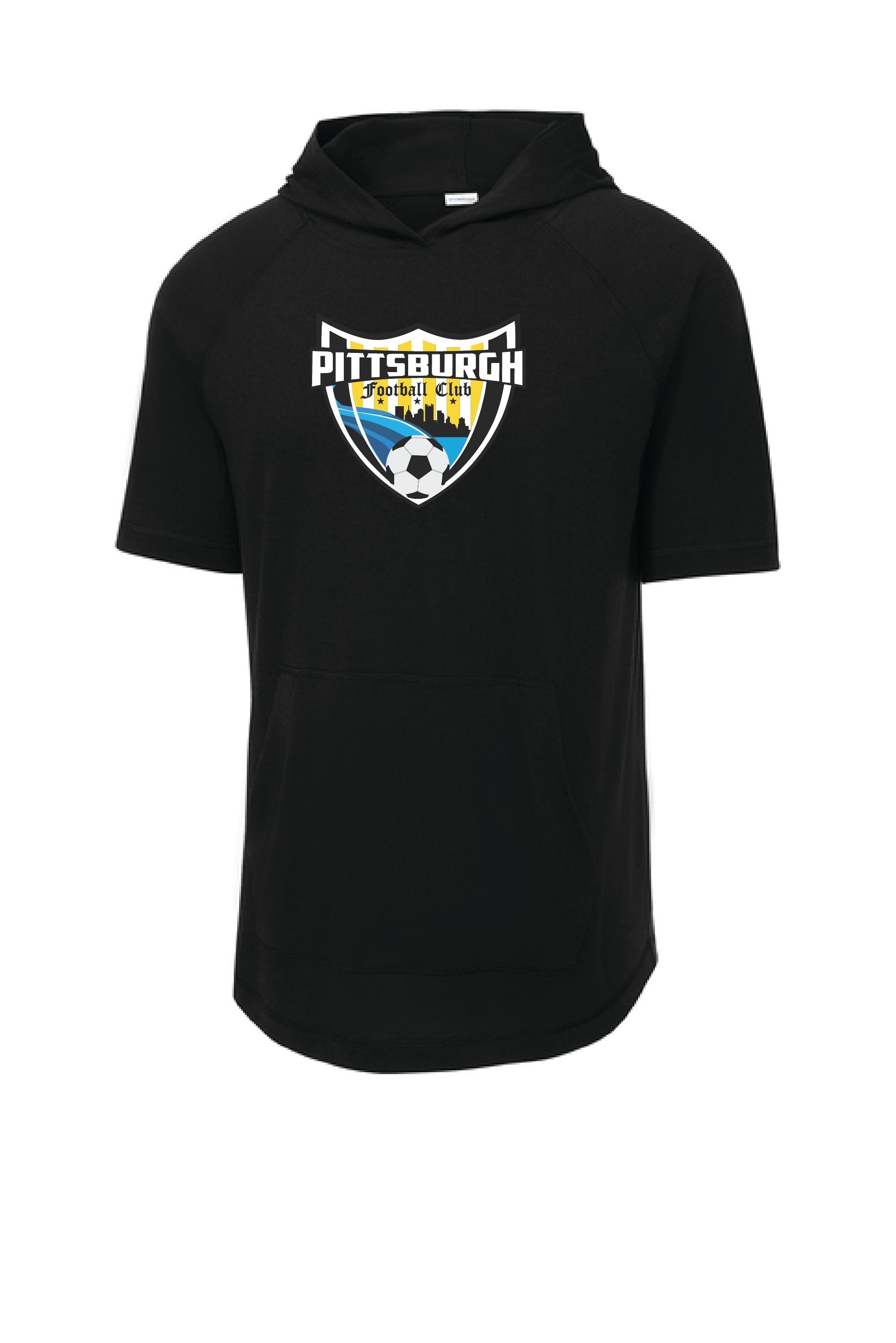 PFC ST404 Sport-Tek ® PosiCharge ® Tri-Blend Wicking Short Sleeve Hoodie