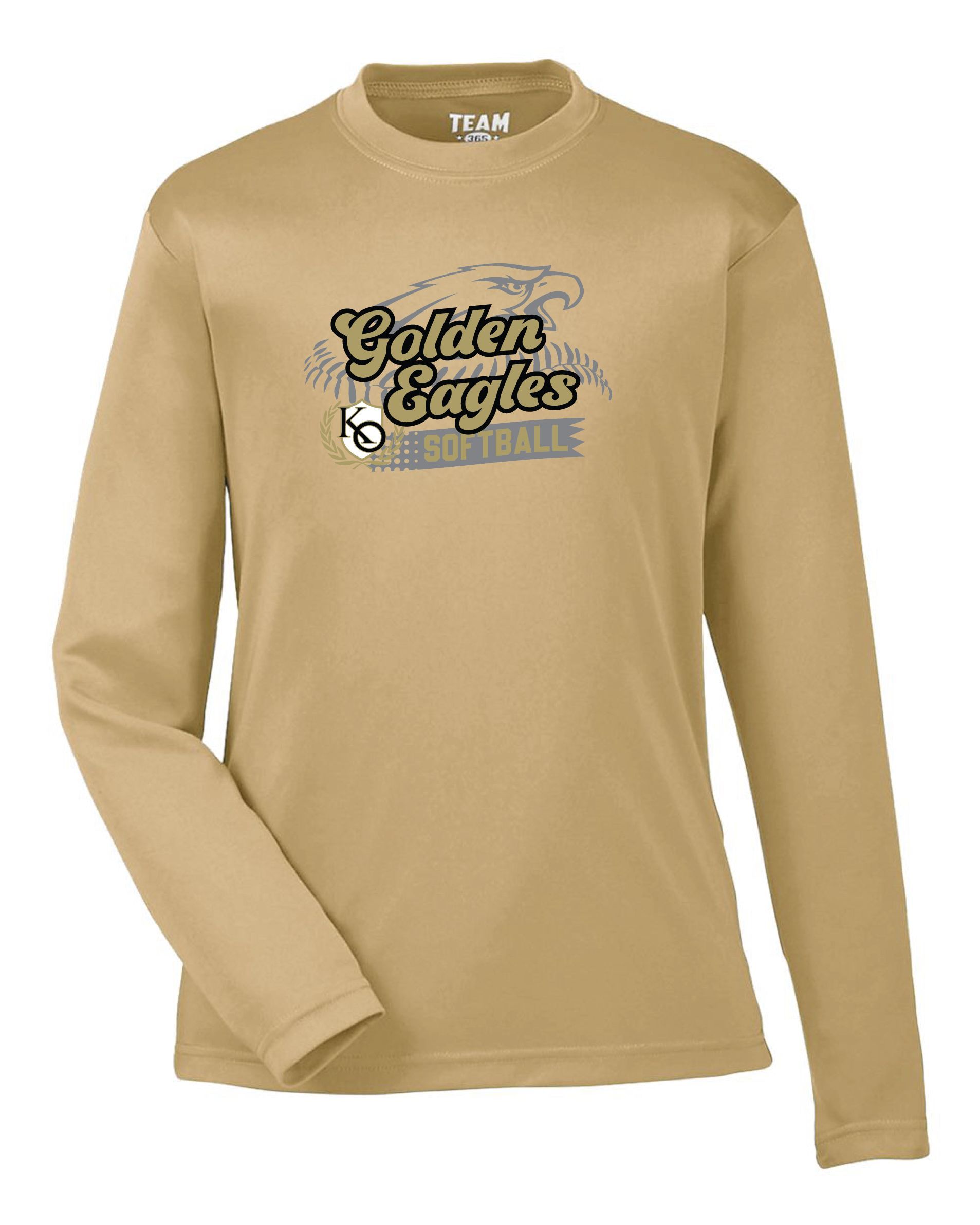 KO Softball TT11YL 365 Youth Zone Performance Long Sleeve T-Shirt