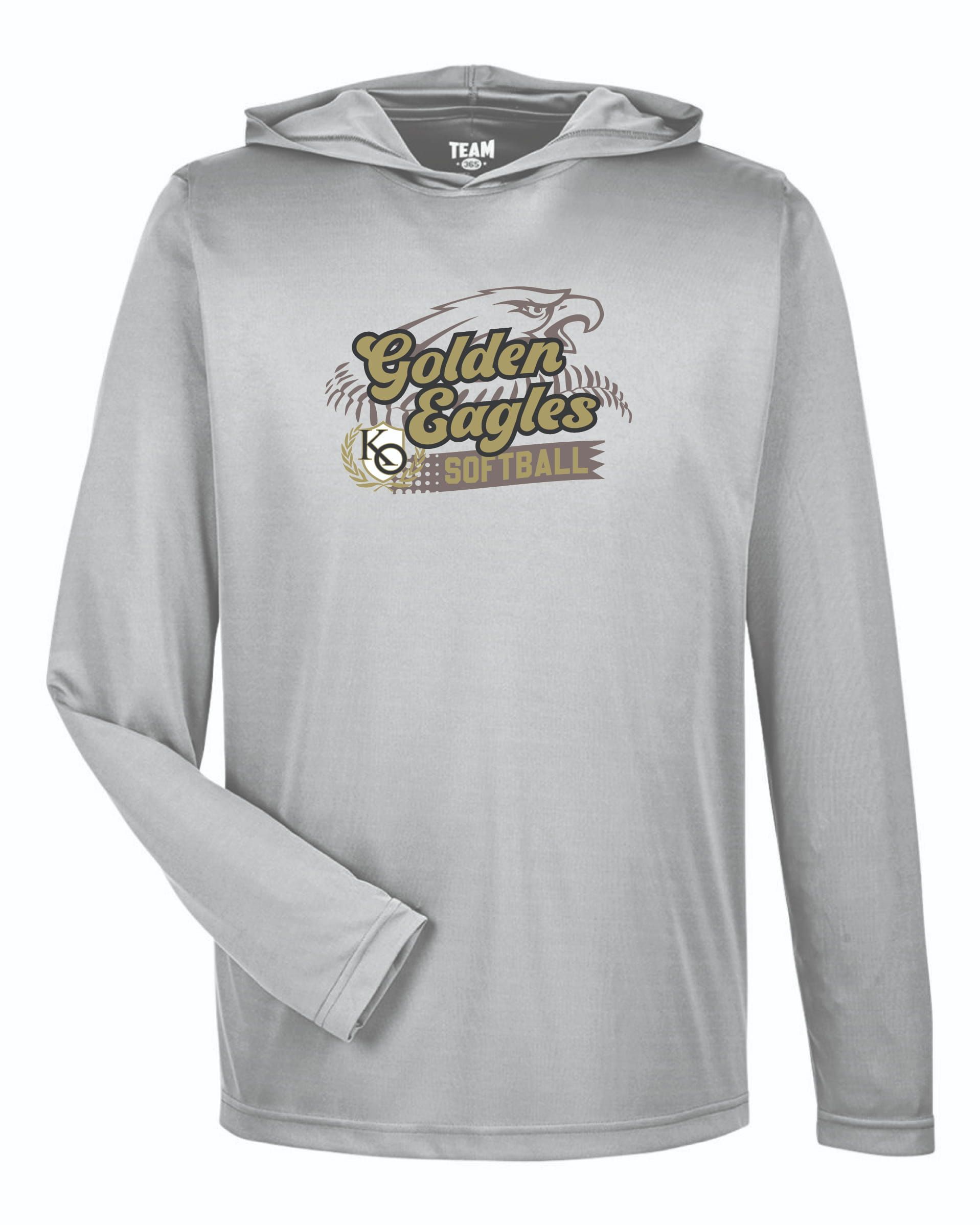 KO Soft Ball  TT41Y 365 Youth Zone Performance Hooded T-Shirt