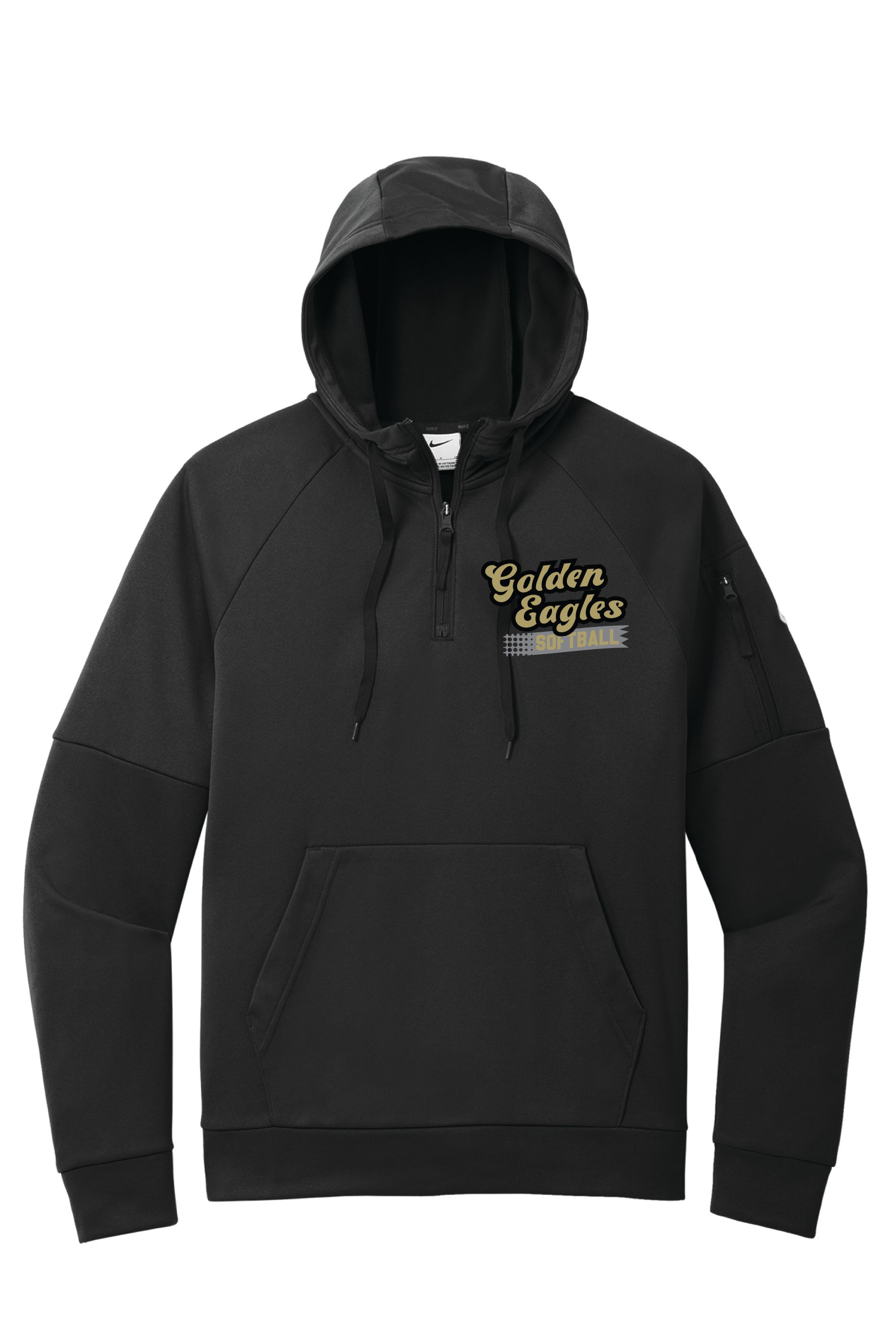 KO Softball NKFD9742 Nike Therma-FIT Pocket 14-Zip Fleece Hoodie