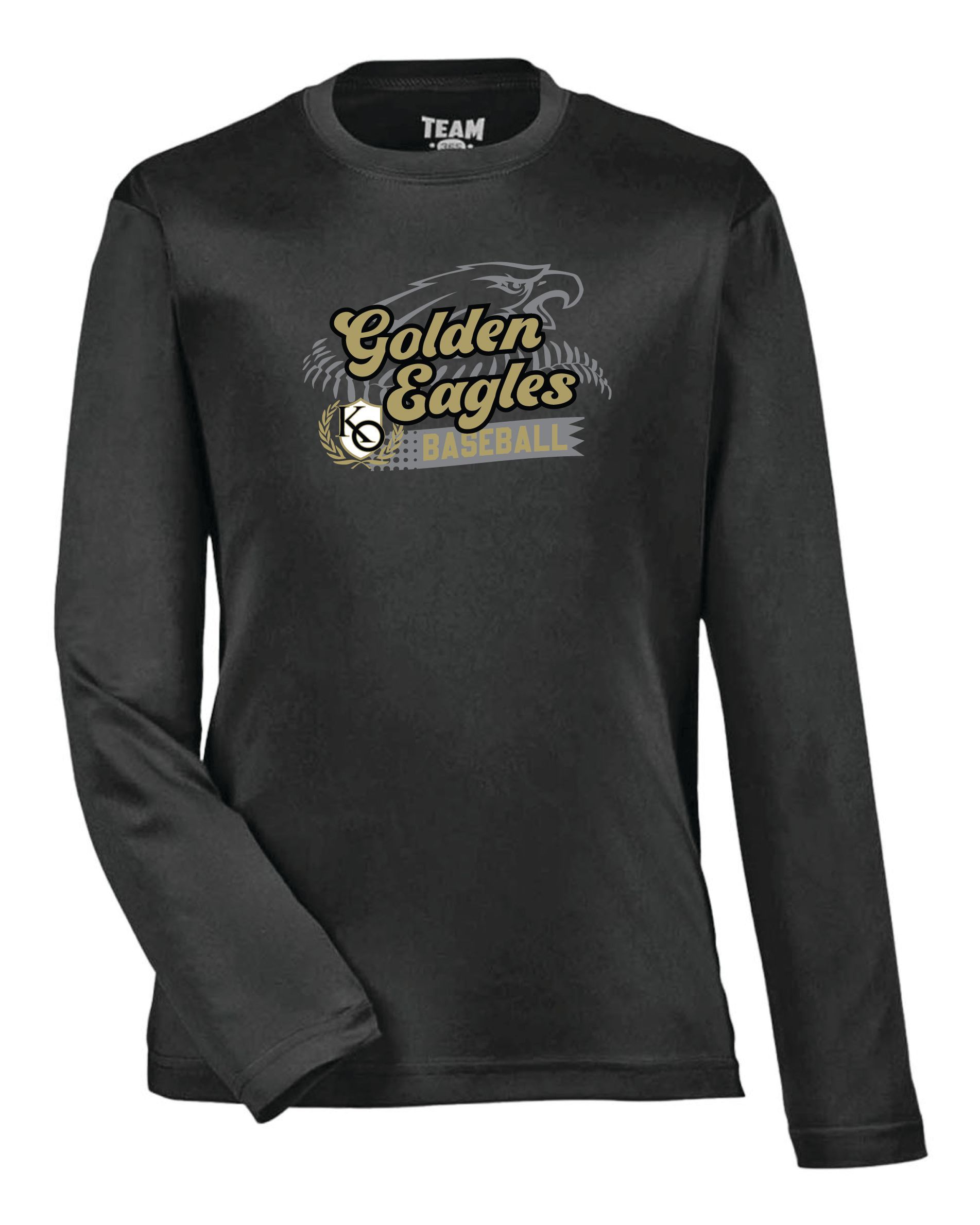 KO Baseball TT11YL 365 Youth Zone Performance Long Sleeve T-Shirt