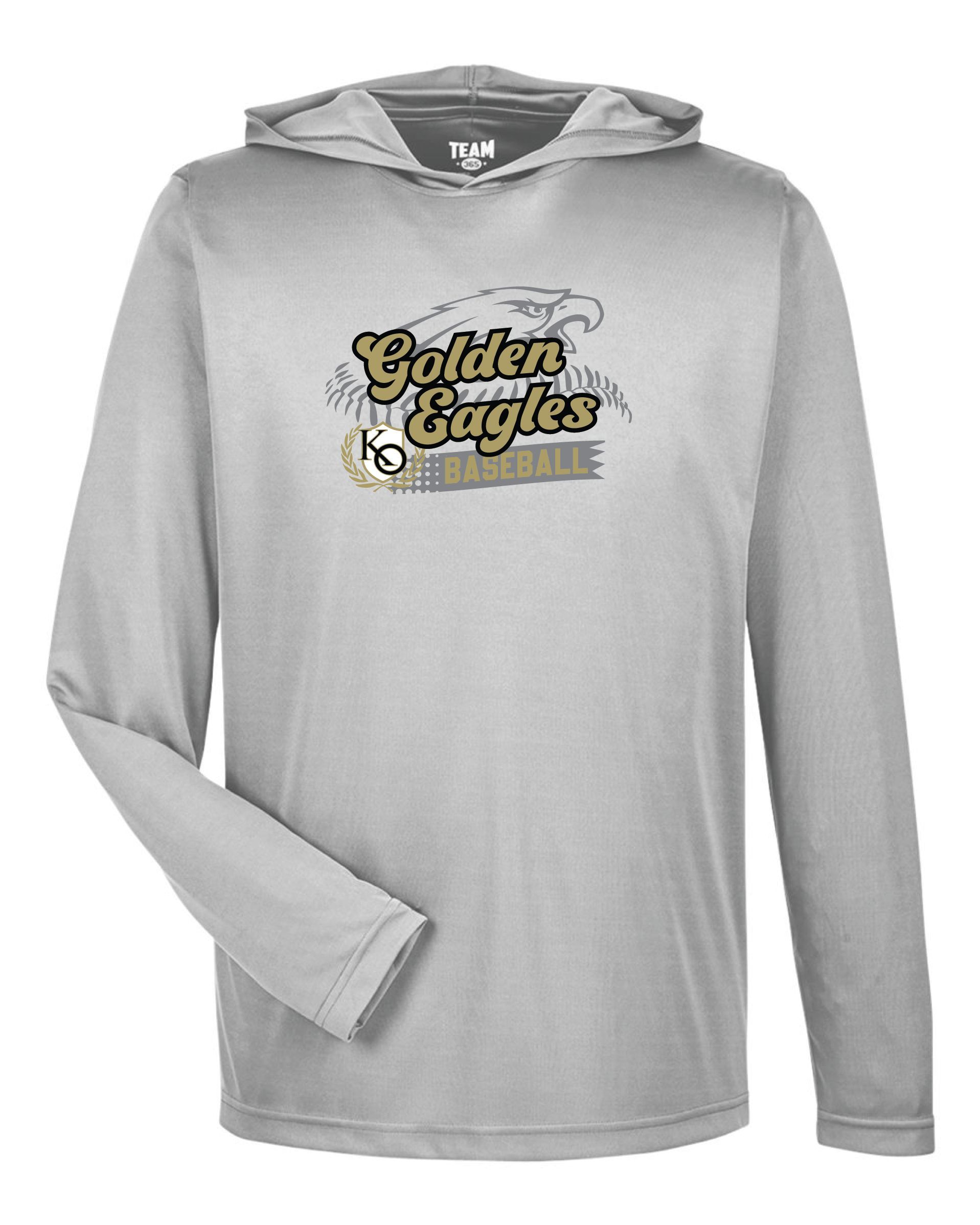 KO Baseball TT41 365 Men's Zone Performance Hooded T-Shirt