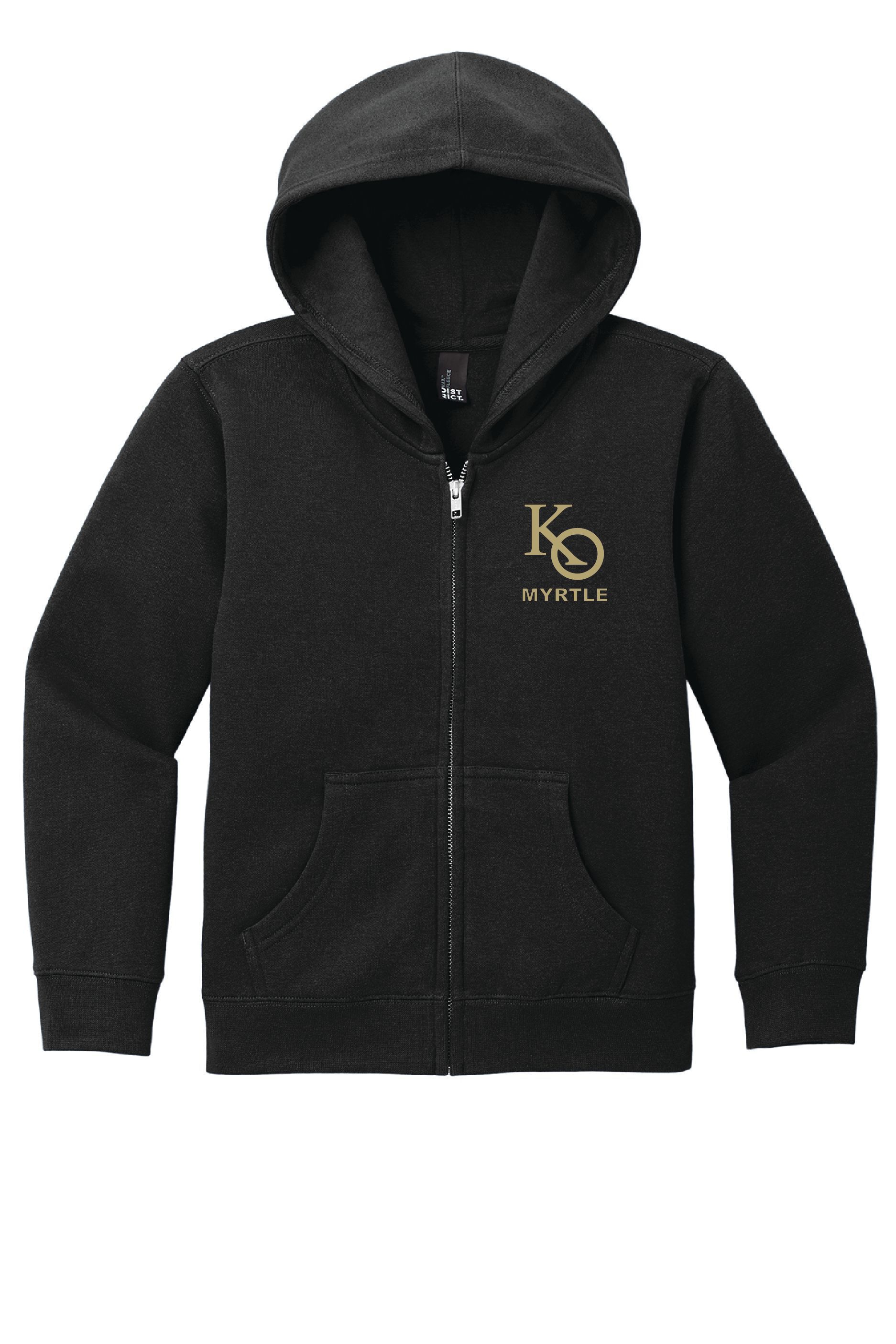 DT6102Y District® Youth V.I.T.™ Fleece Full-Zip Hoodie