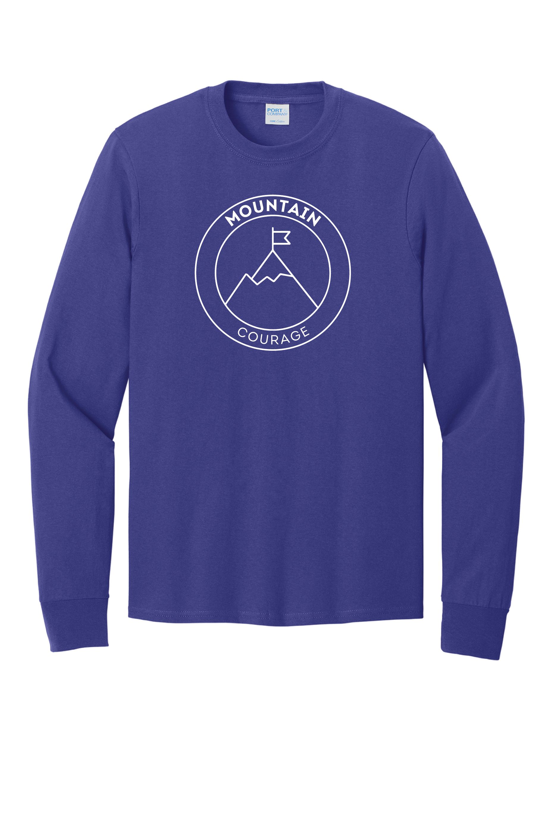 Mountain PC54LS Port & Co™ Long Sleeve Core Cotton Tee