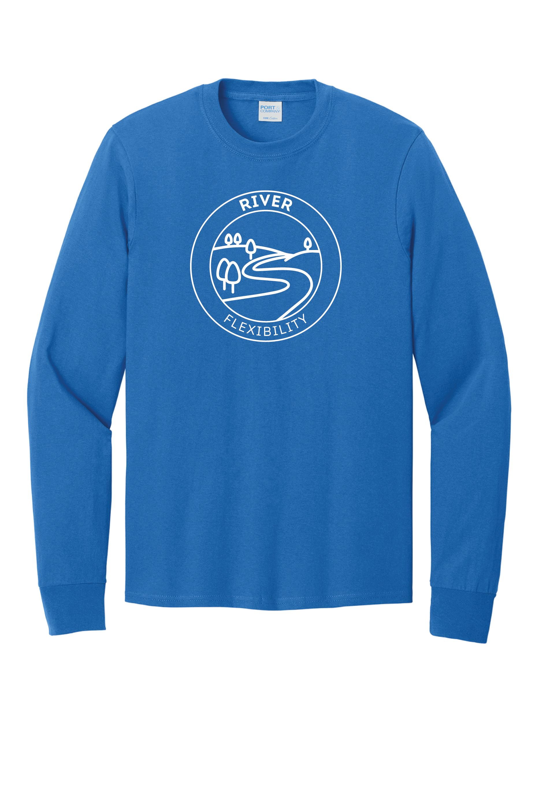 River PC54LS Port & Co™ Long Sleeve Core Cotton Tee