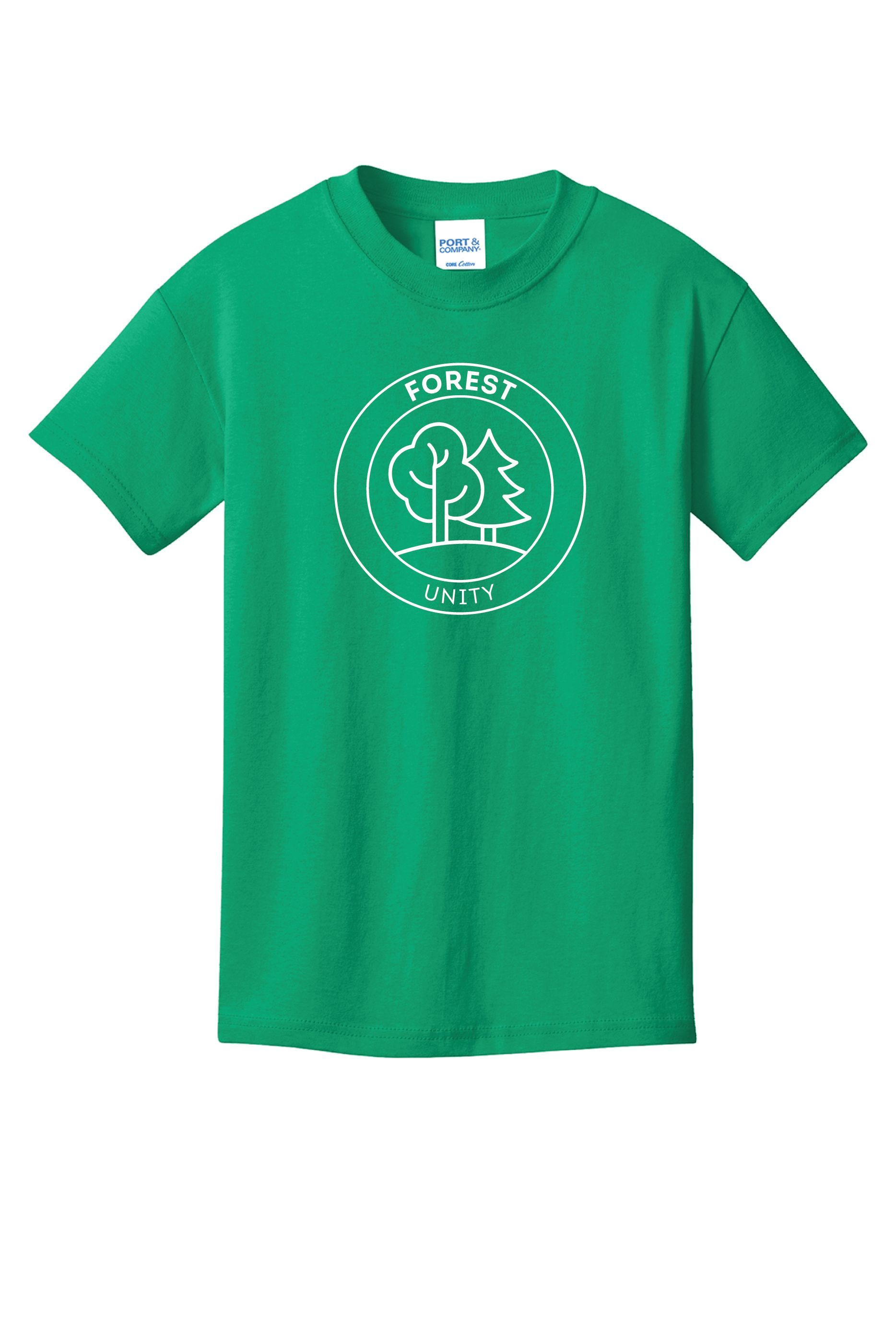 Forest- PC54Y Port & Co™ Youth Core Cotton Tee