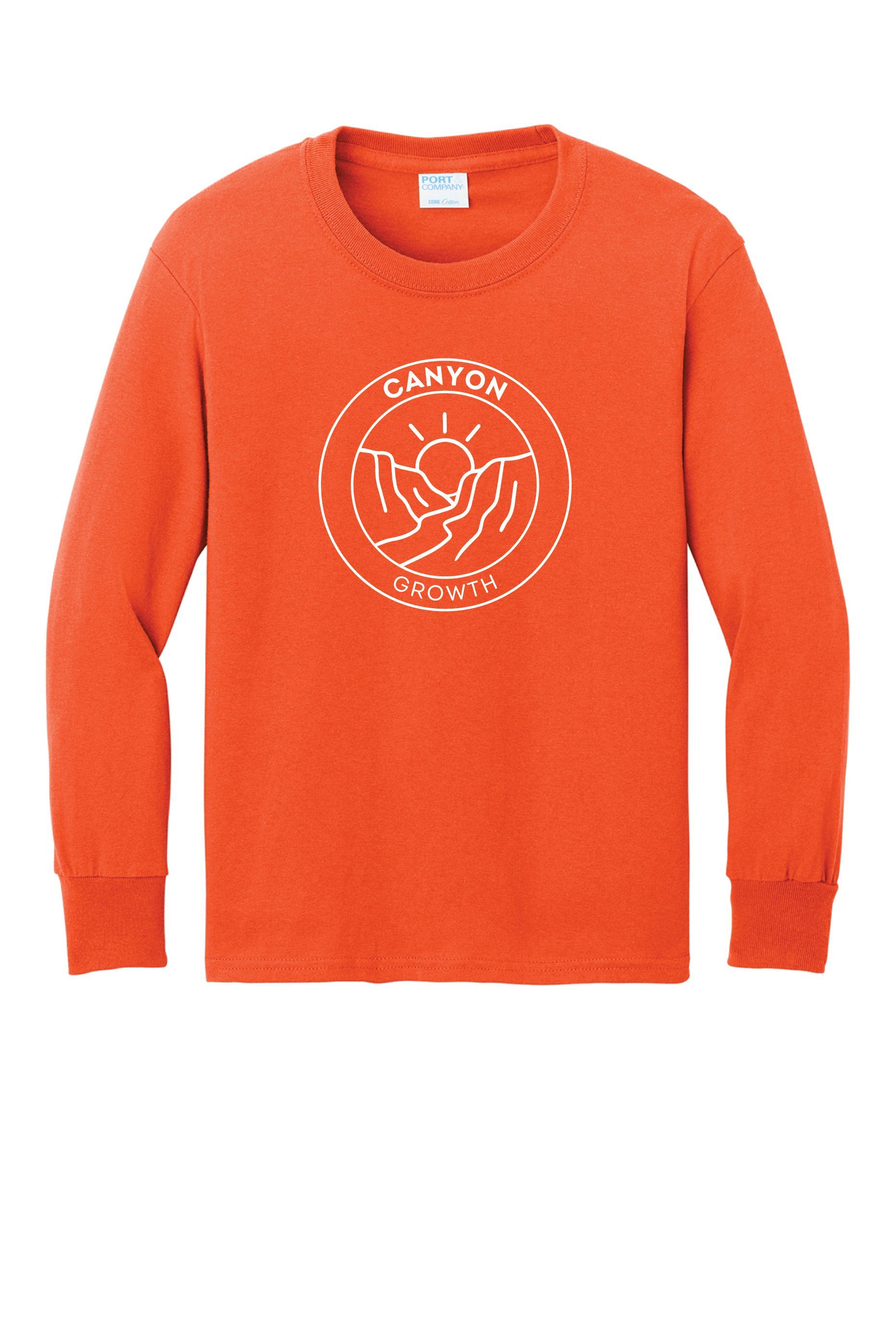 Canyon PC54YLS Port & Company(R) Youth Long Sleeve Core Cotton Tee