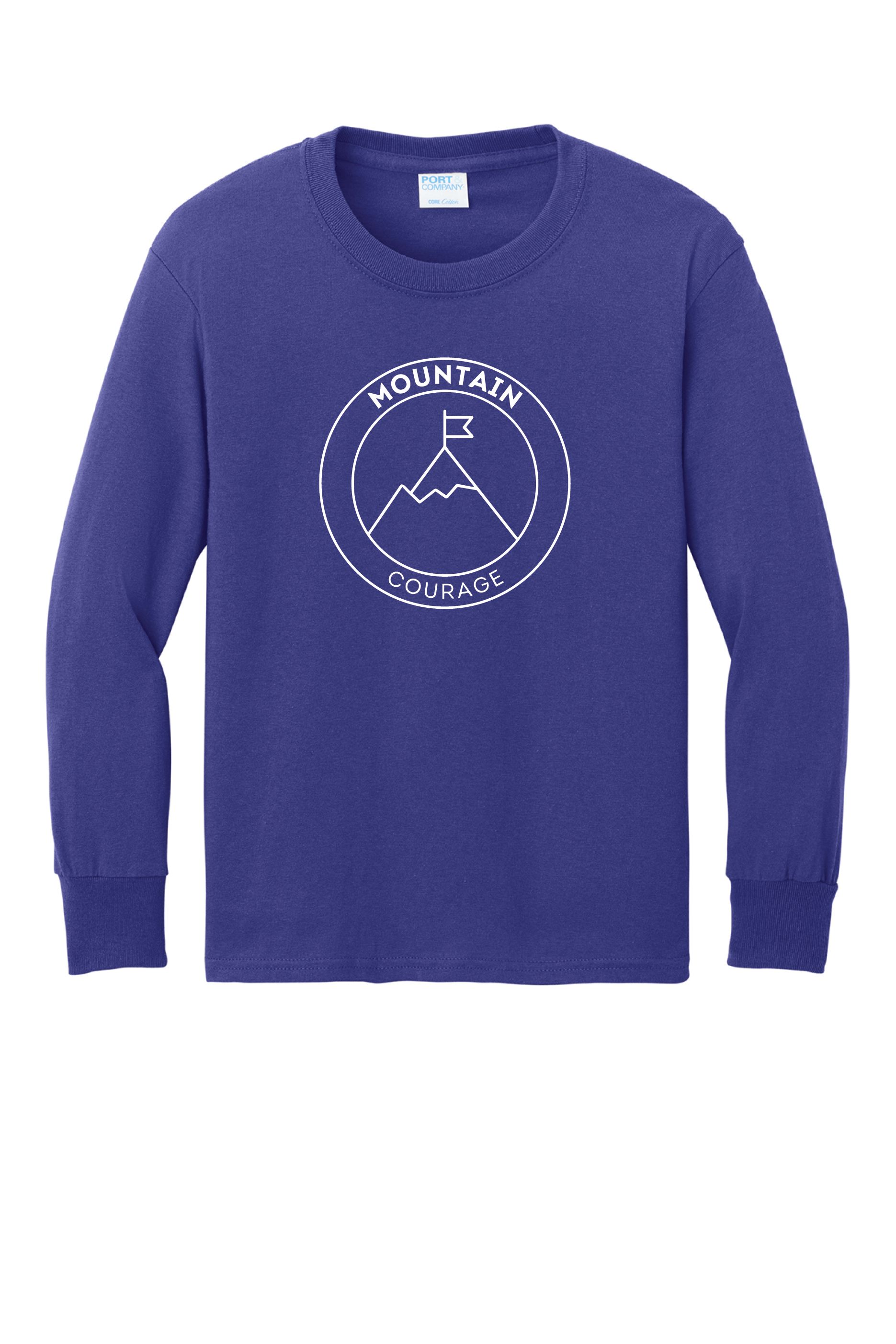 Mountain  PC54YLS Port & Company(R) Youth Long Sleeve Core Cotton Tee