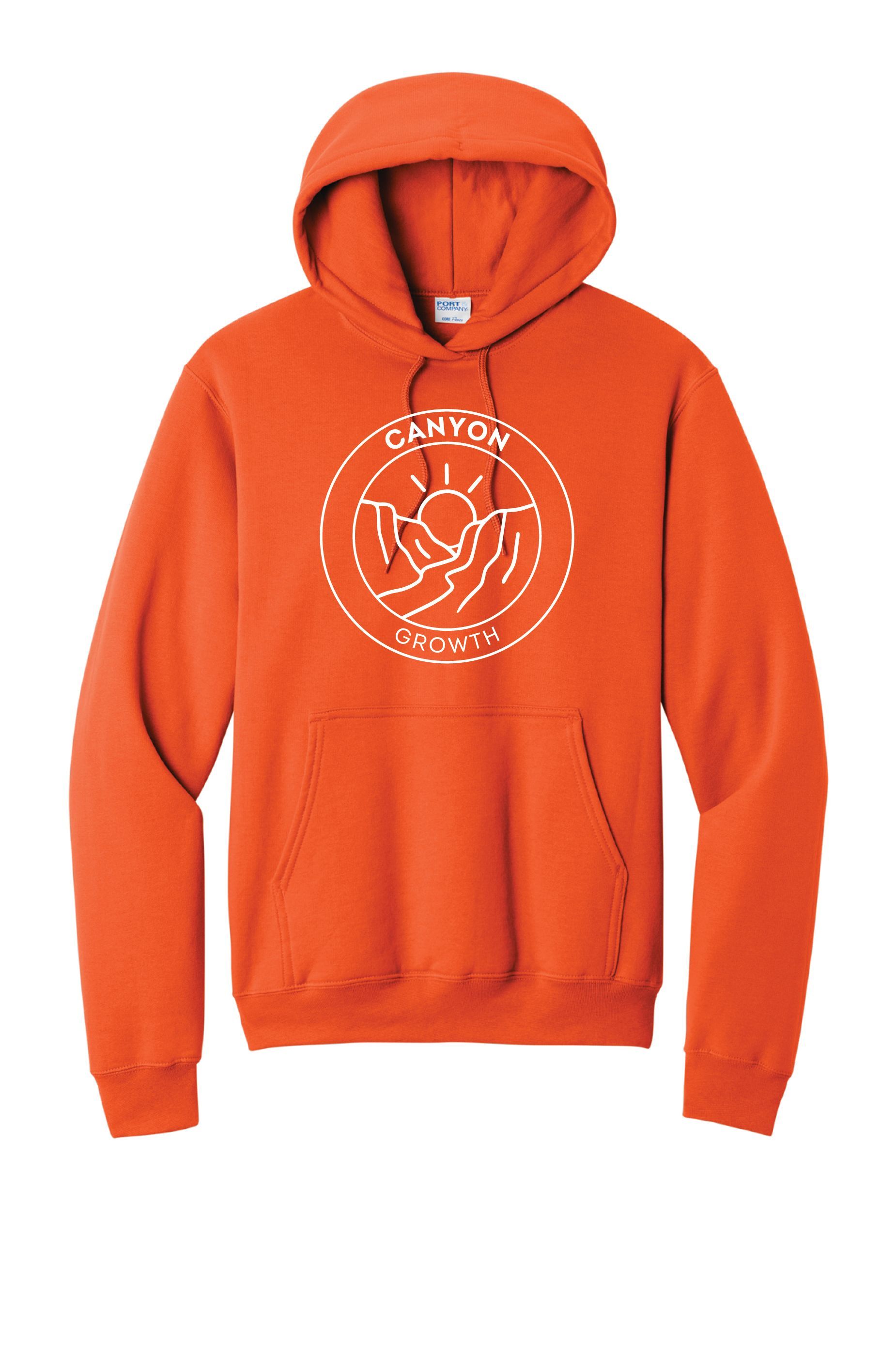 Canyon PC78H Port & Co™ Core Fleece Pullover Hooded Sweatshirt