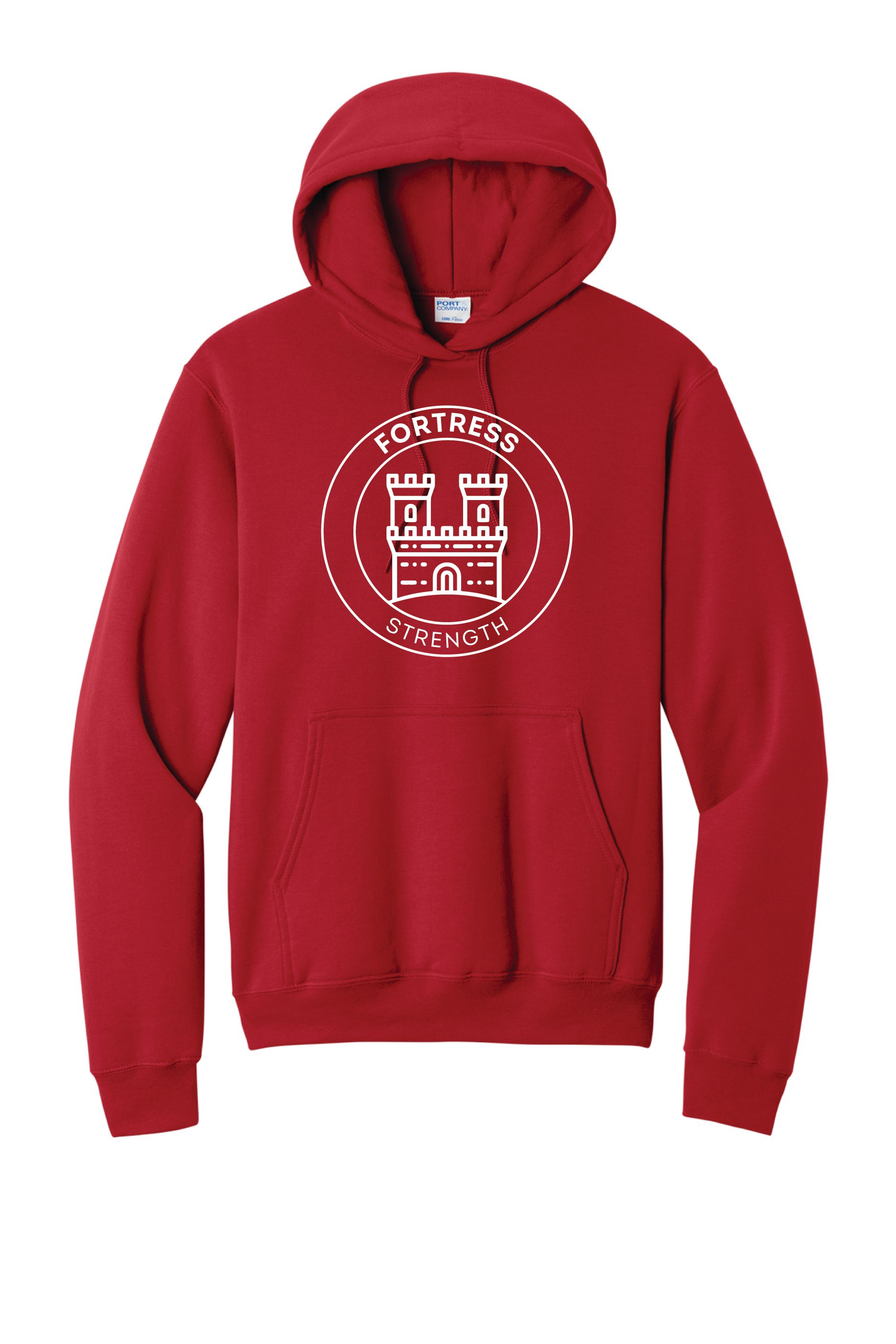 Fortress PC78H Port & Co™ Core Fleece Pullover Hooded Sweatshirt