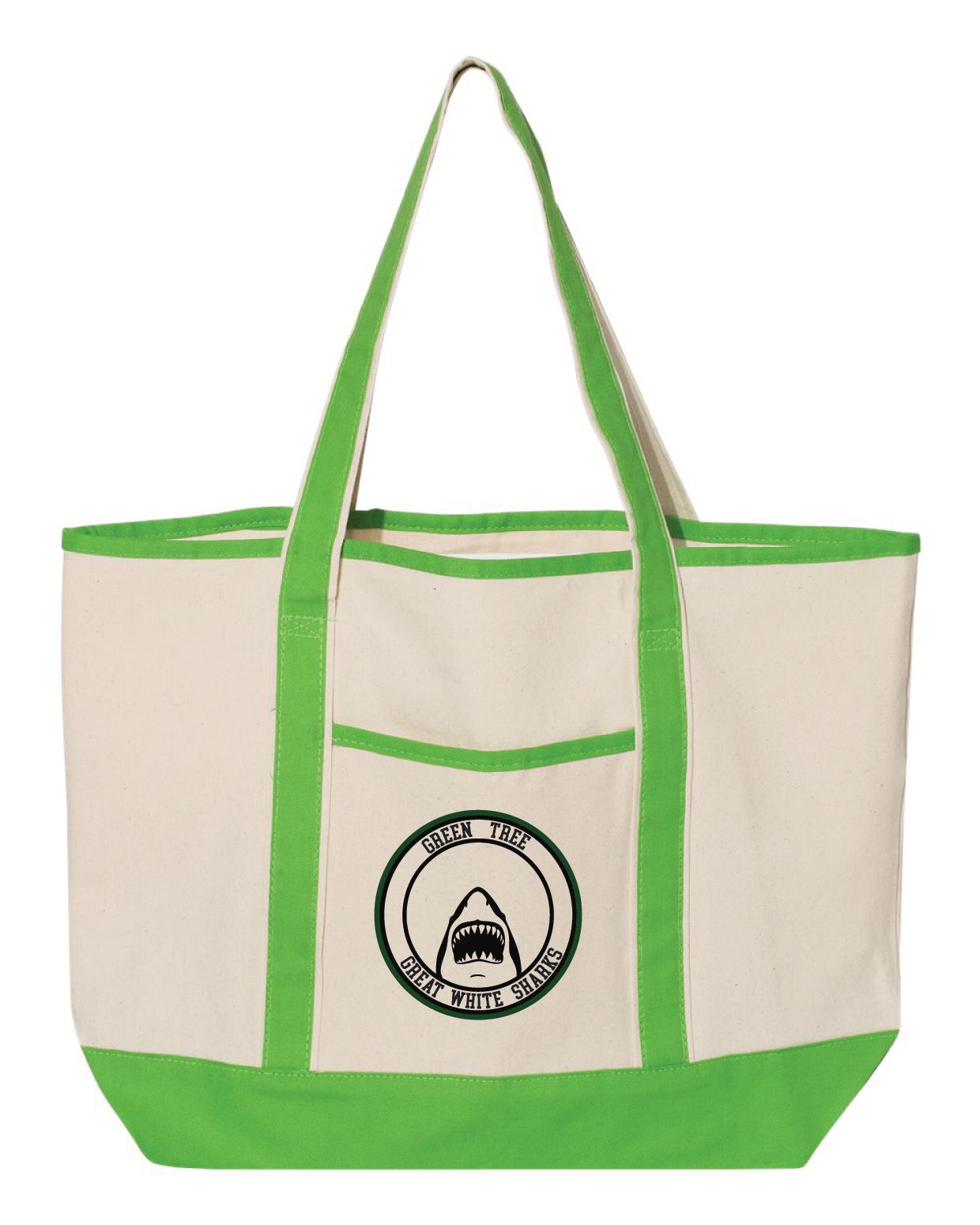 Q1500 Q-Tees 34.6L Large Canvas Deluxe Tote