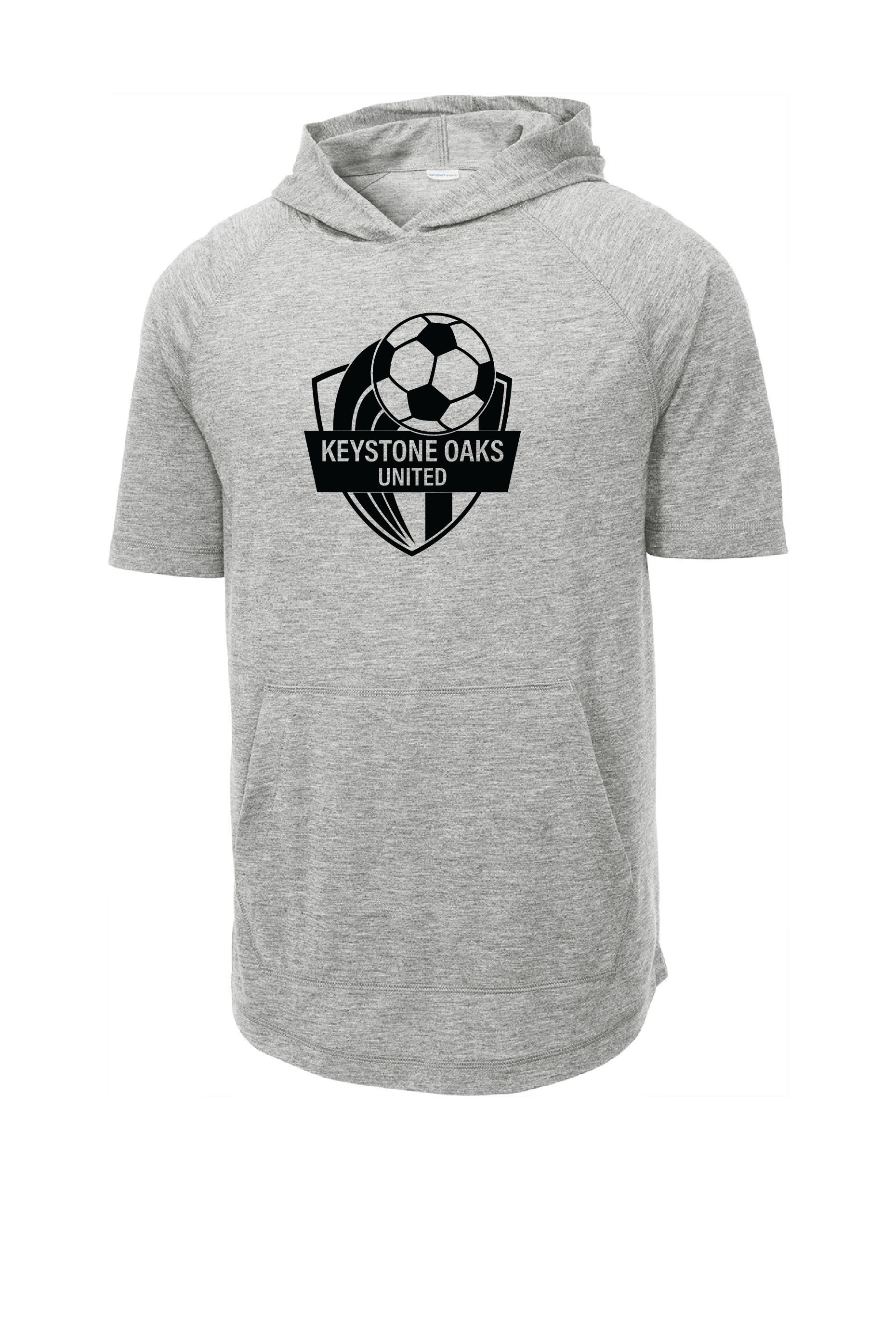 ST404 Sport-Tek ® PosiCharge ® Tri-Blend Wicking Short Sleeve Hoodie