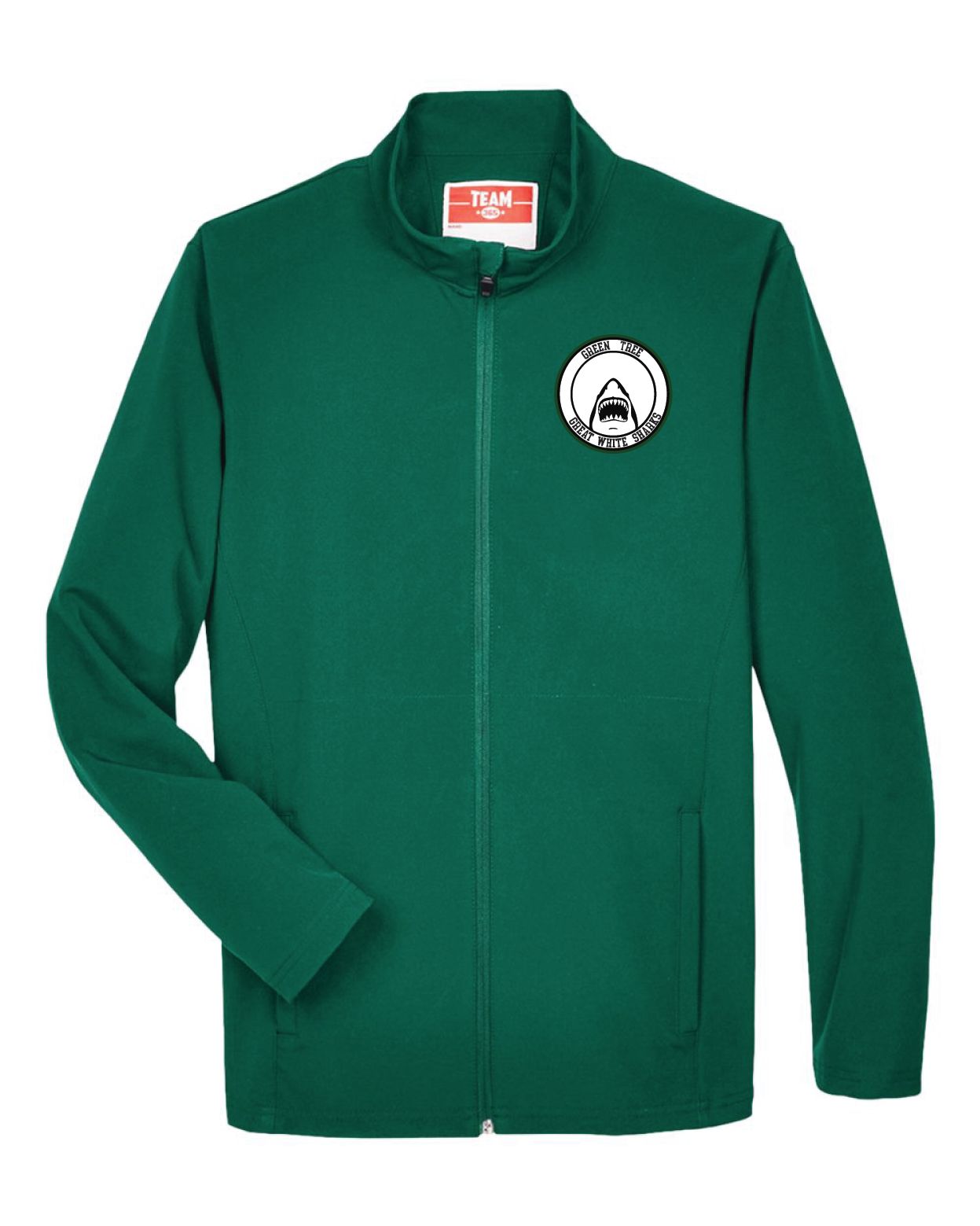 Green Tree Swim Club  TT80 Team365 Men's Leader Soft Shell Jacket