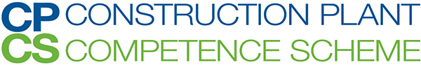 A logo for cp construction plant cs competence scheme