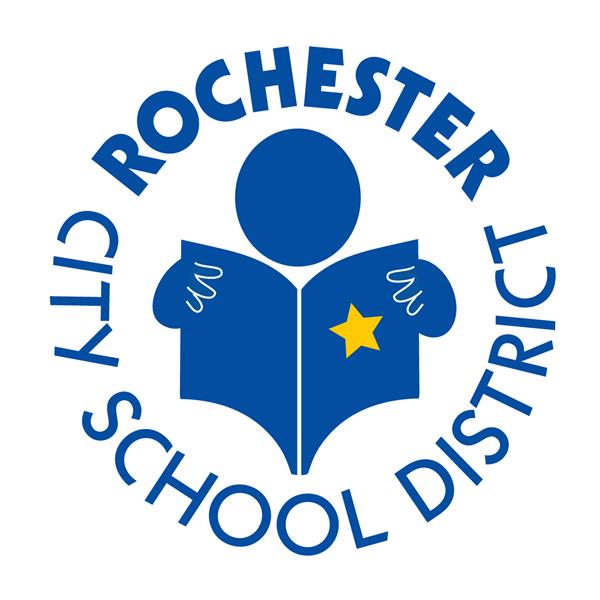The logo for the rochester city school district