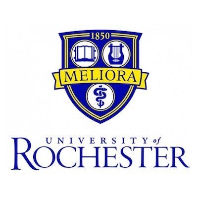 A logo for the university of rochester is shown