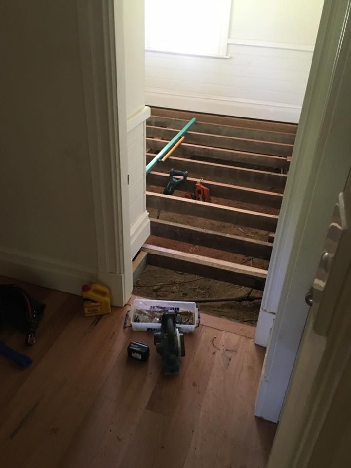 A Room With a Wooden Floor and Tools on the Floor — LVL Constructions in Newcastle, NSW