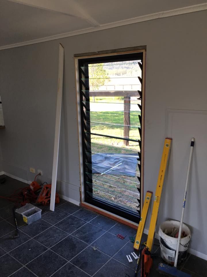 A Room With a Window and a Yellow Level on the Floor — LVL Constructions in Newcastle, NSW