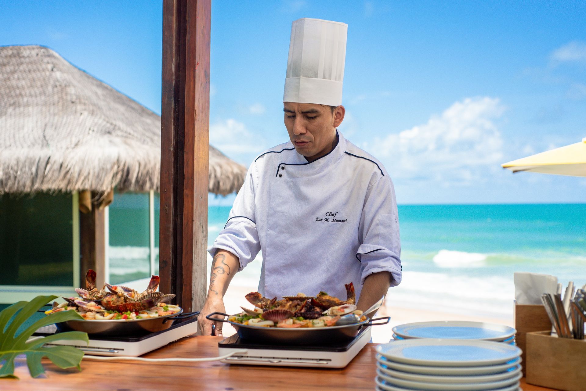 Bar e serviço de praia - Kembali Hotel