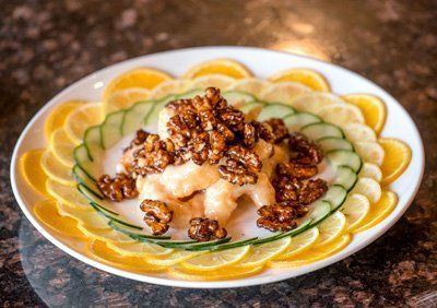 Walnut Jumbo Shrimp Menu item red sun chinese cuisine