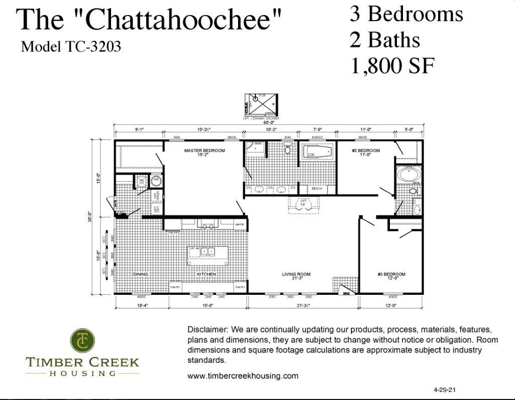 TIMBER CREEK THE CHATTAHOOCHEE LAYOUT