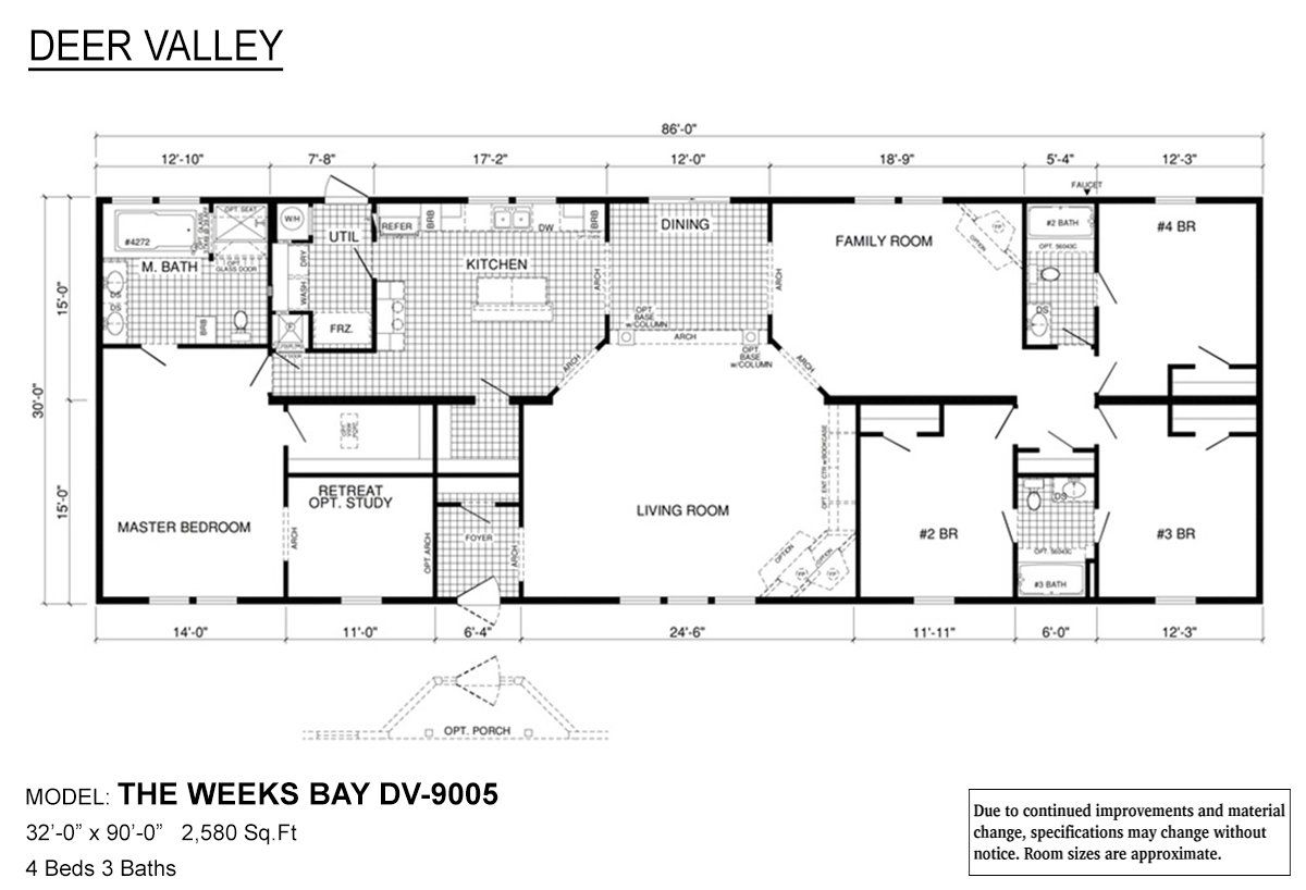 Deer Valley Mobile Home Floor Plans