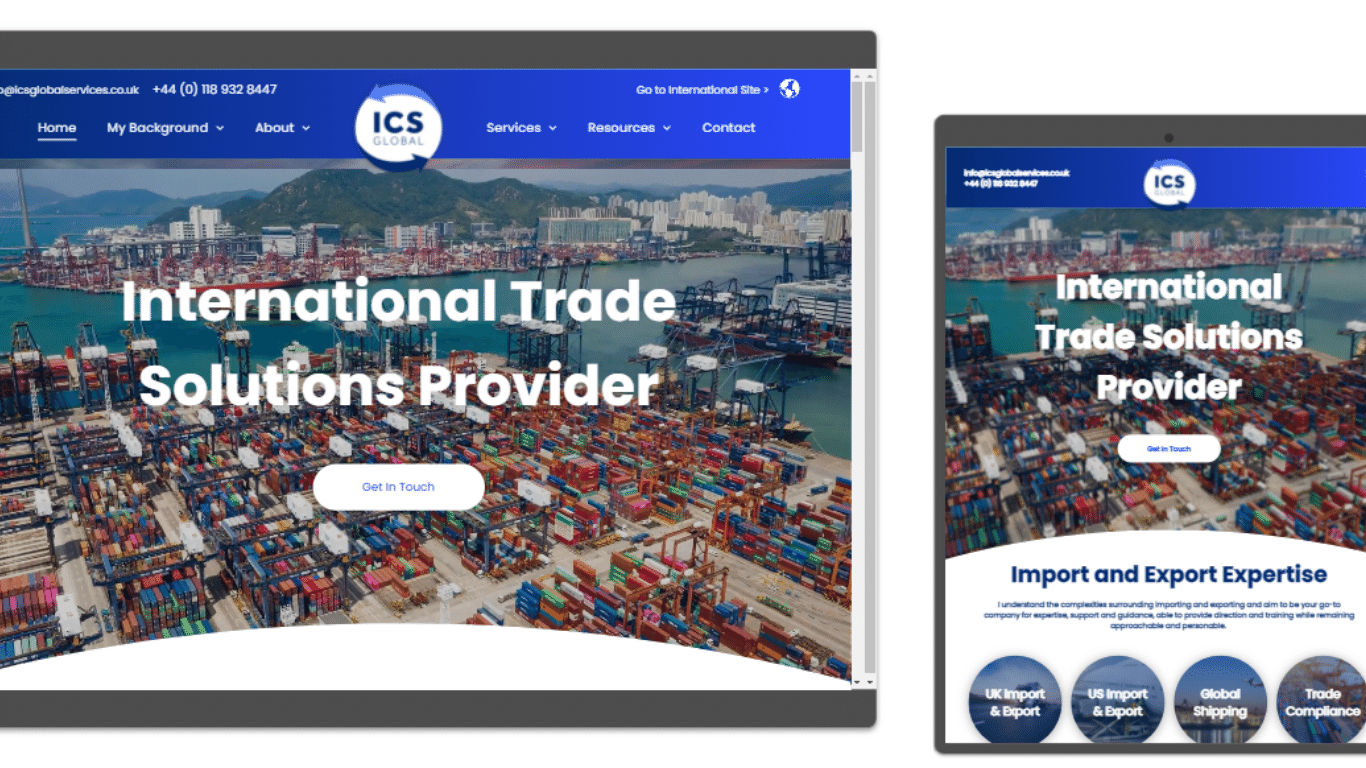 Brand New Website for ICS Global Services Limited