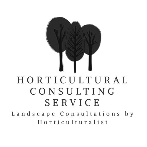 A logo for horticultural consulting service landscape consultations by horticulturist