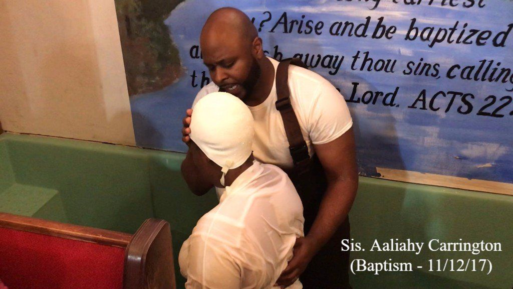 Sis. Aaliahy Carrington (Baptism - 11/12/2017)