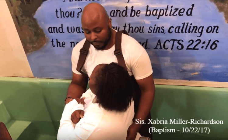Sis. Xabria Miller-Richardson (Baptism - 10/22/2017)