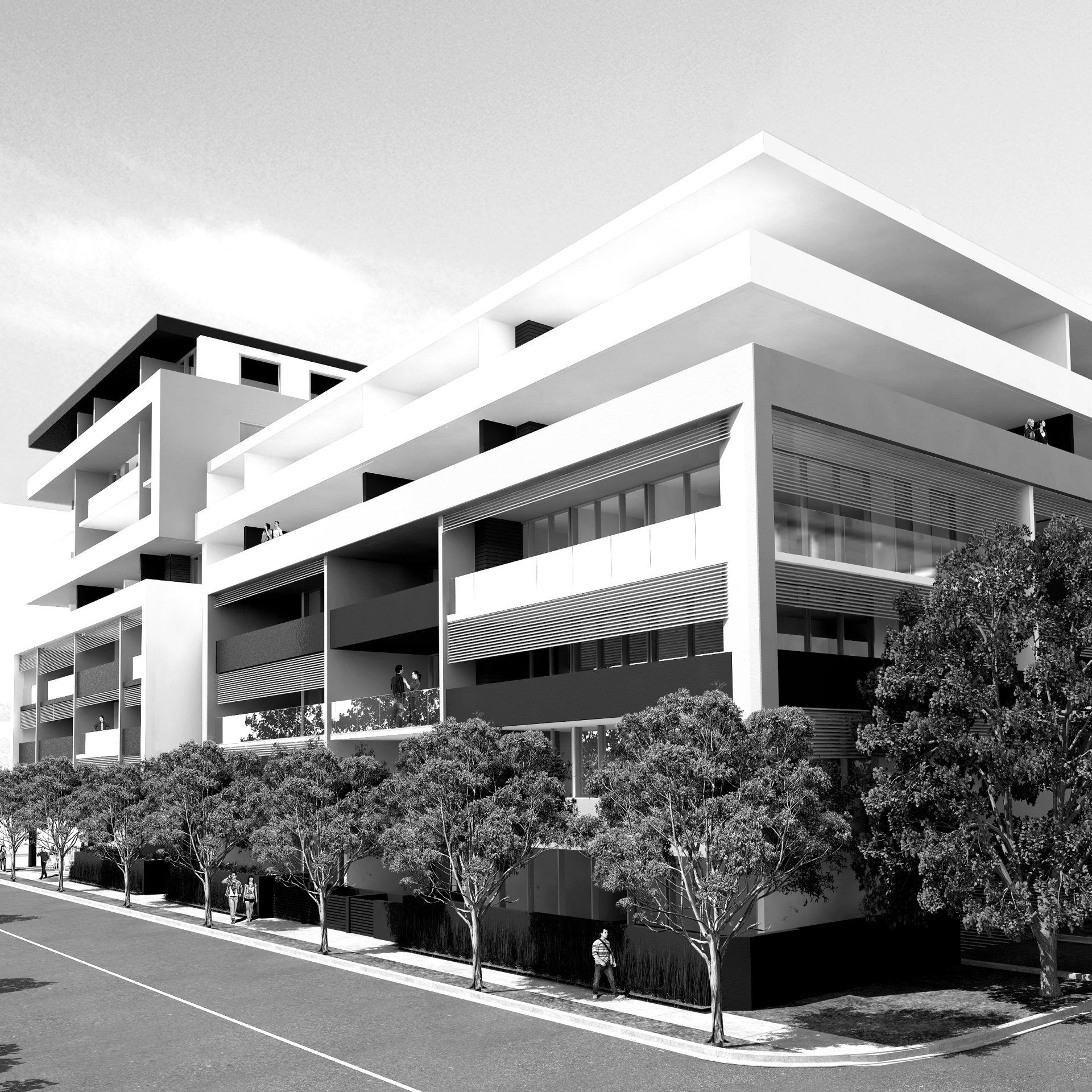 Artist impression of 1-3, 1a Charles Street & 12 Robert Street, Canterbury NSW