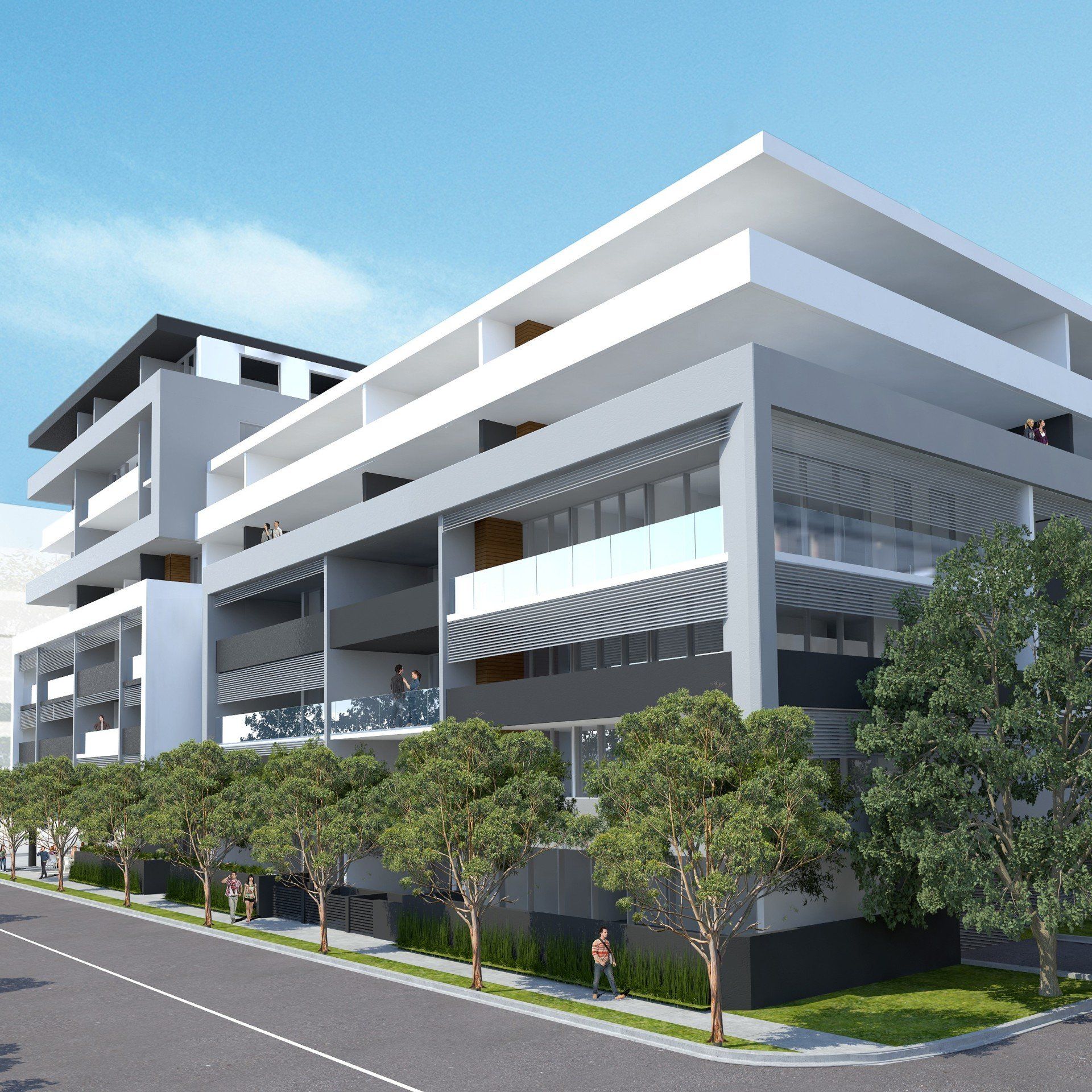Artist impression of 1-3, 1a Charles Street & 12 Robert Street, Canterbury NSW