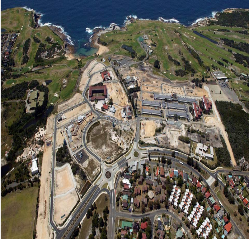 Aerial view of Prince Henry Hospital, Little Bay NSW